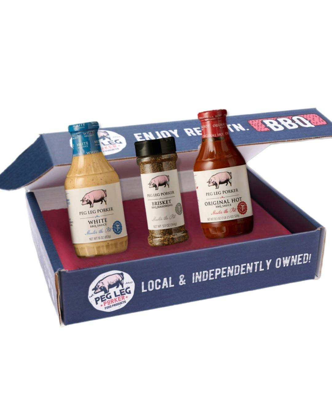 Famous Sauce & Rub - 3 Pack by Peg Leg Porker