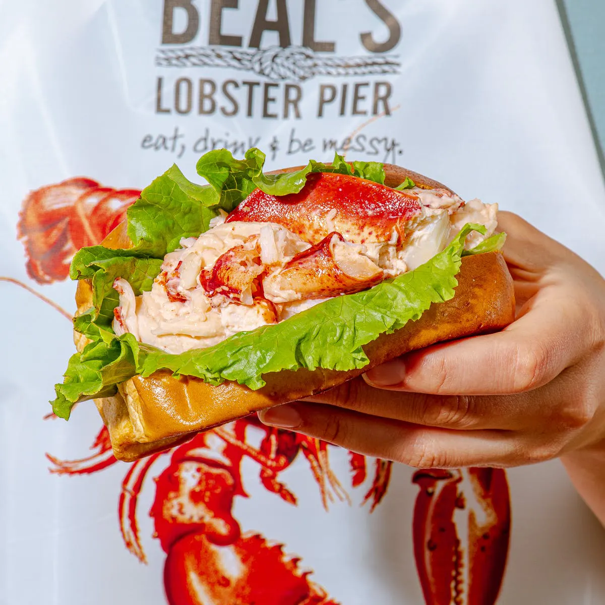 Beal's Famous Lobster Roll Kit + Shirt Gift Set by Beal's Lobster Pier - Alternate image 4