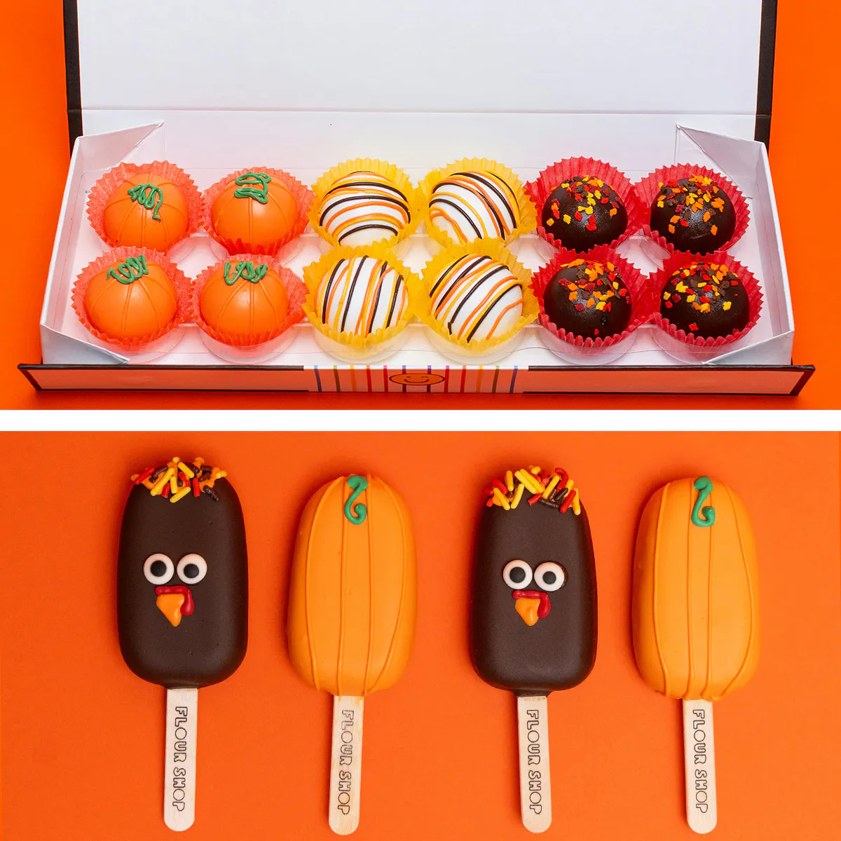 Thanksgiving Cakeballs + Cakesicles Bundle by Flour Shop