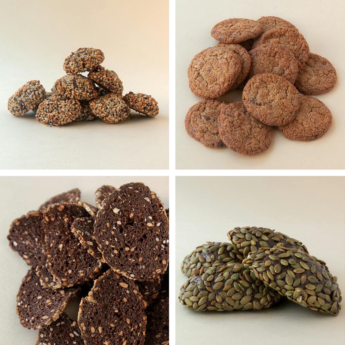 Sourdough Seeded Rye Chips - 2 Pack by Ole & Steen Bakery - Alternate image 2