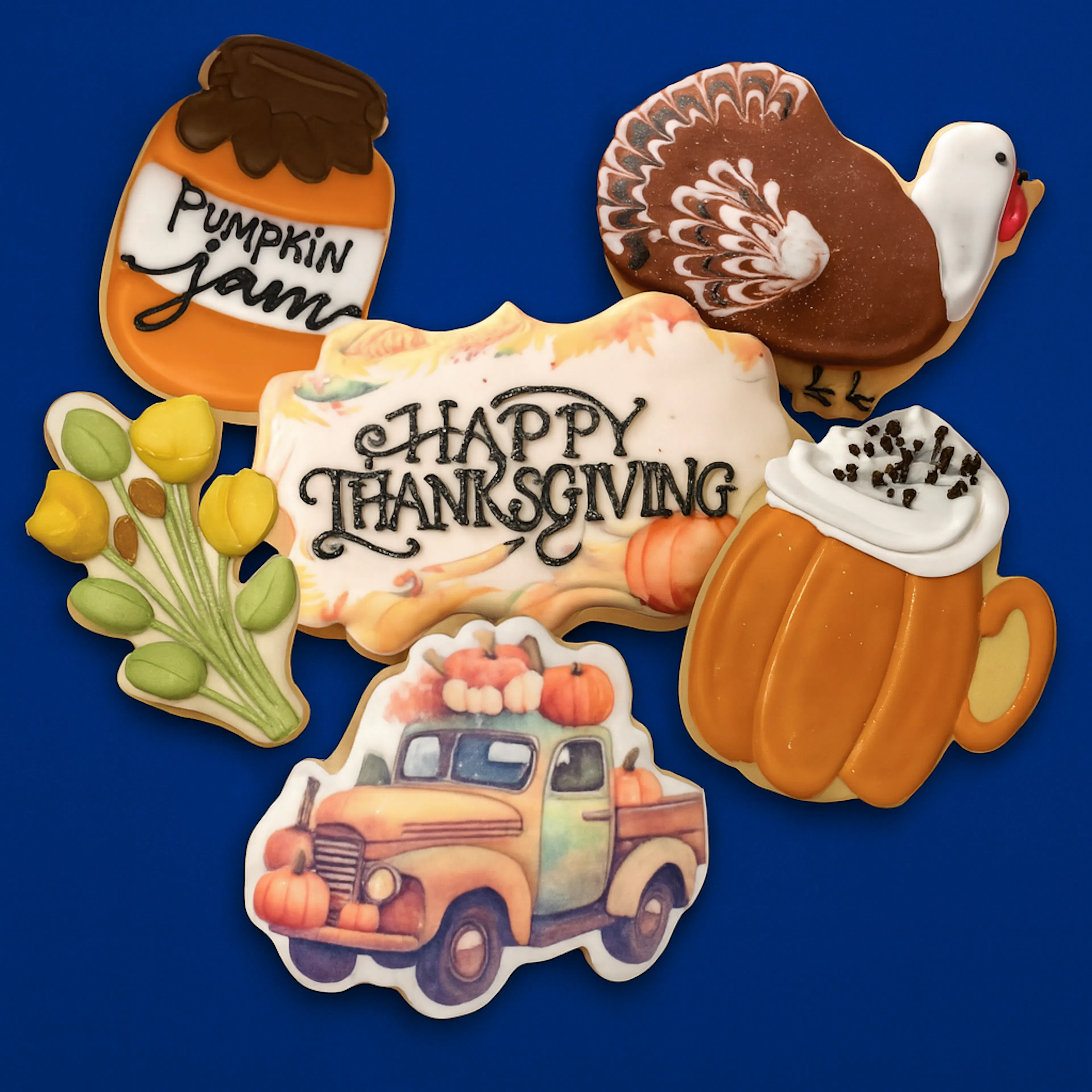 Fall & Thanksgiving Butter Cookies by Dessert Gallery