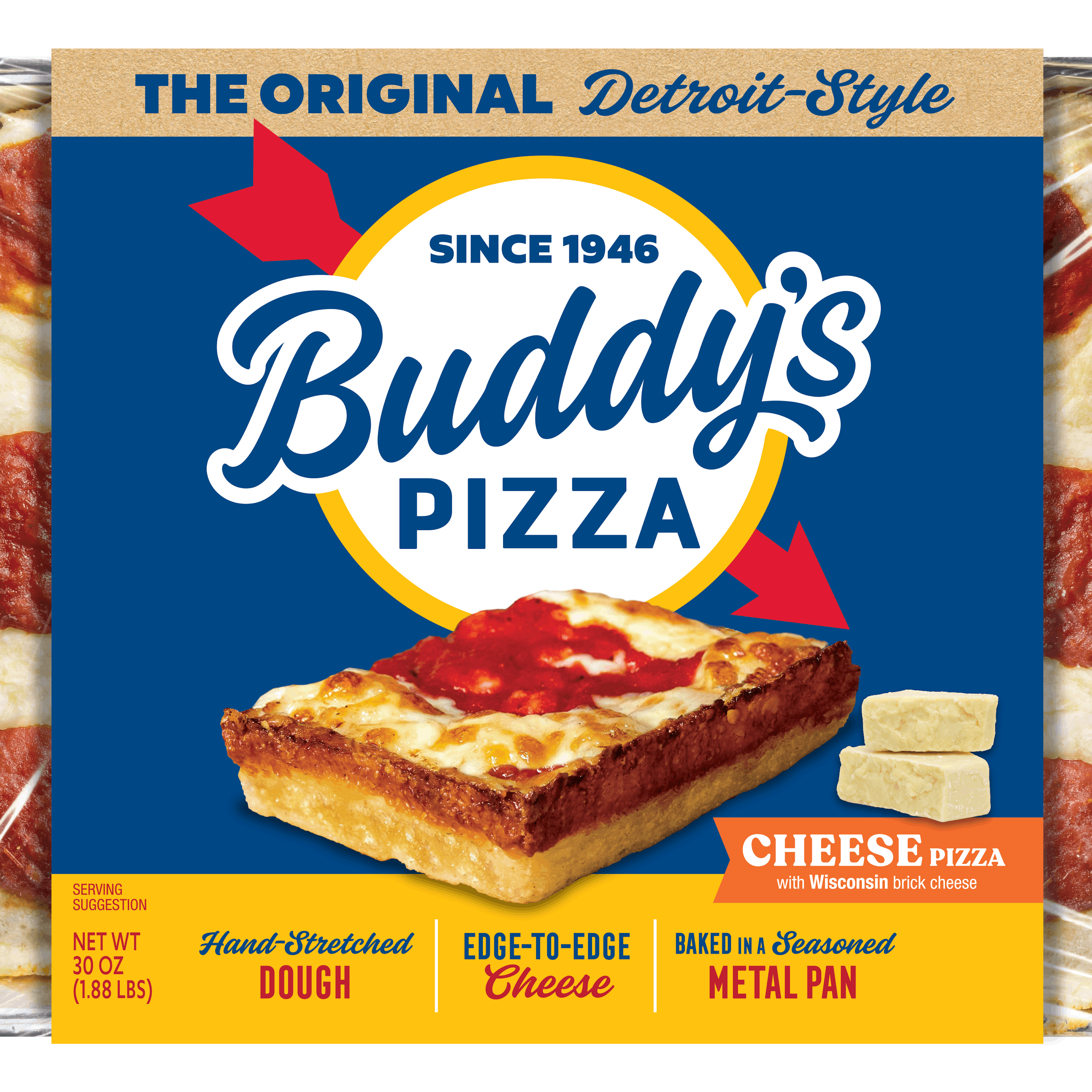 Detroit-Style Pizza Squares - Choose Your Own 3 Pack by Buddy's Pizza - Alternate image 2