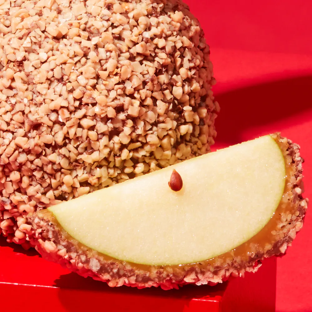 Holiday Jumbo Caramel Apple Gift Box - 3 Pack by Mrs. Prindables Gourmet Caramel Apples - Alternate image 4