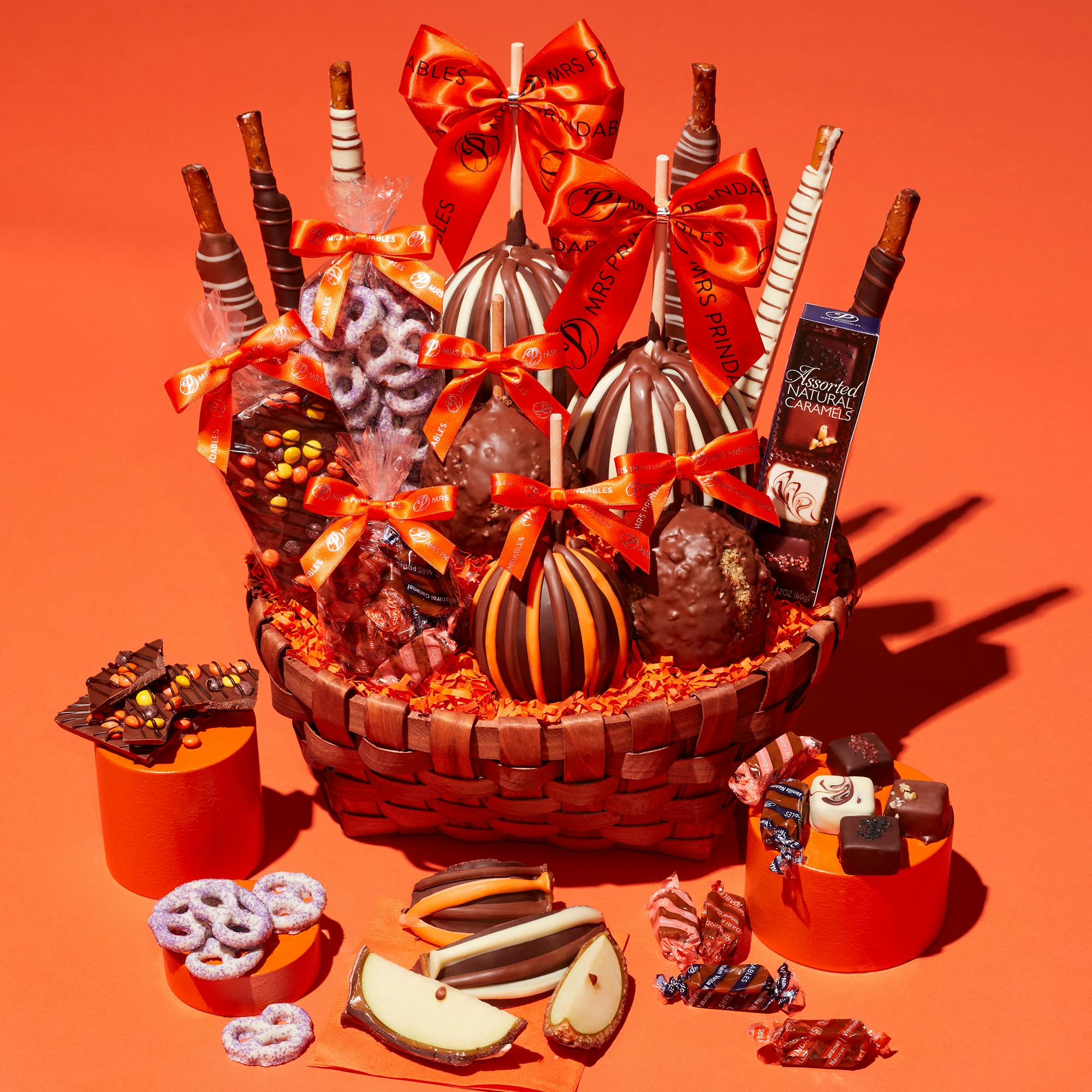 Fall Caramel Apple & Confections Premium Gift Basket by Mrs. Prindables Gourmet Caramel Apples - Alternate image 4