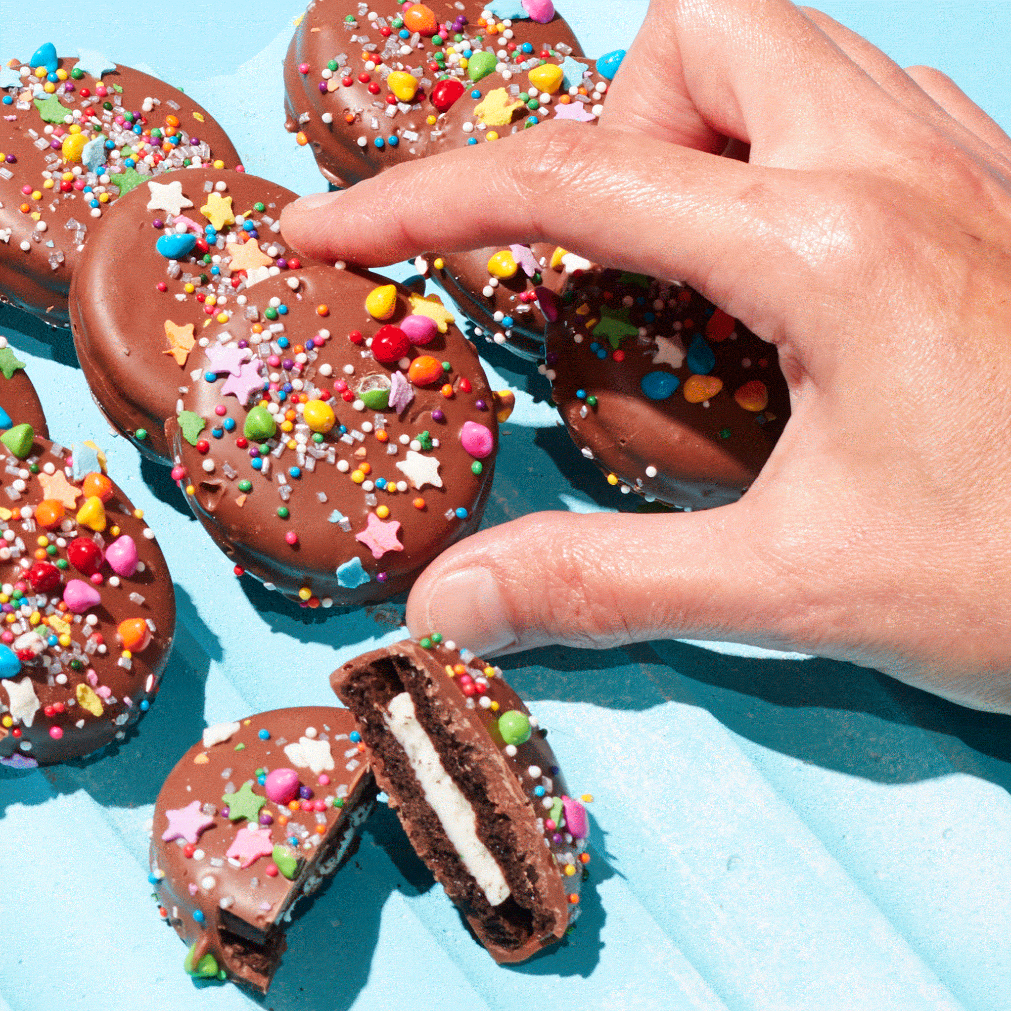 Birthday Celebration Caramel Apples + Cookies by Mrs. Prindables Gourmet Caramel Apples - Alternate image 1