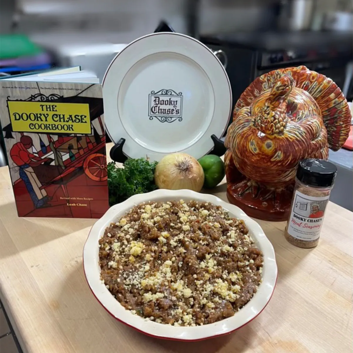 Cornbread + Oyster Dressing Combo - 2 Qts by Dooky Chase - Alternate image 2