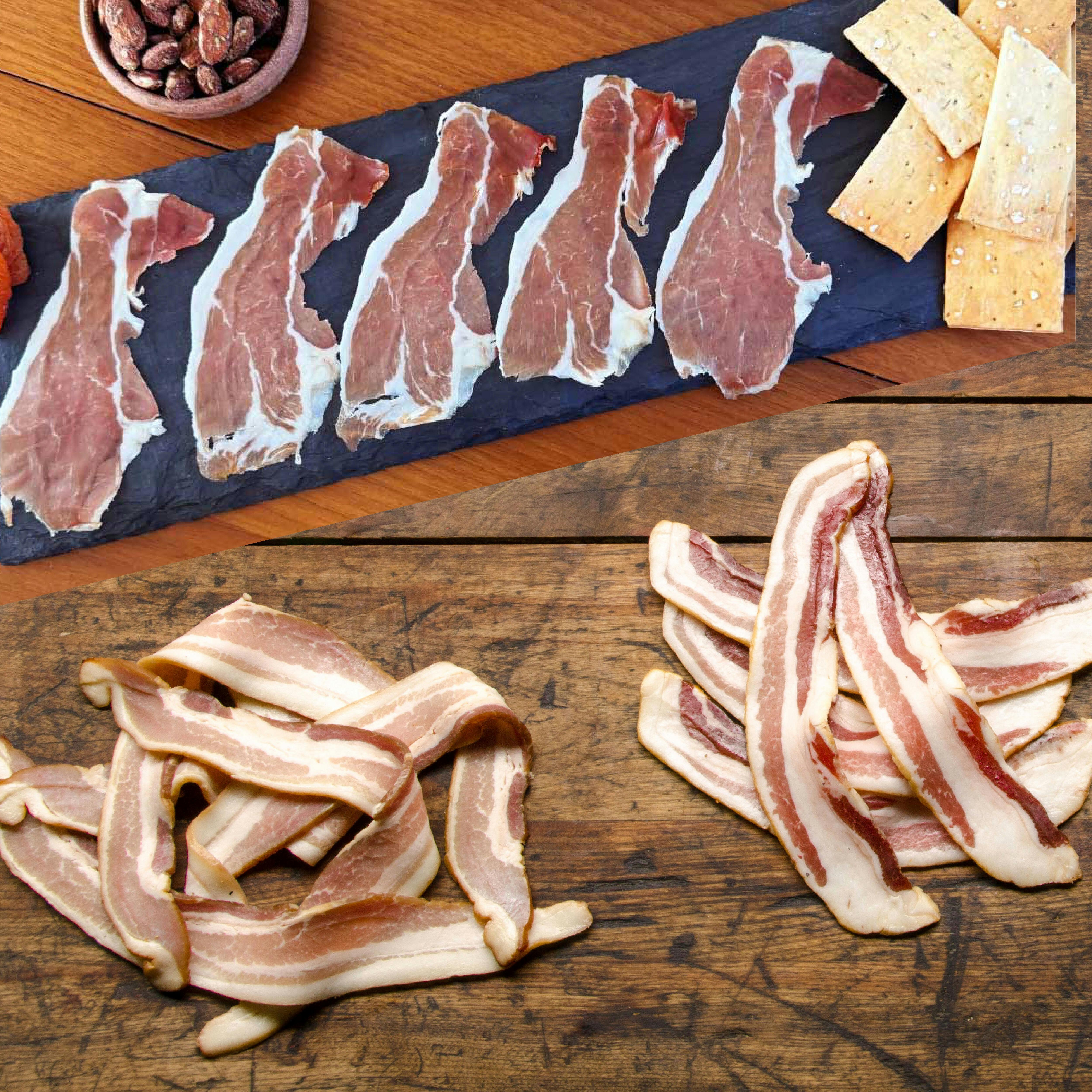 "Old World" Smoked Bacon + Prosciutto for 6-8 by Heritage Foods