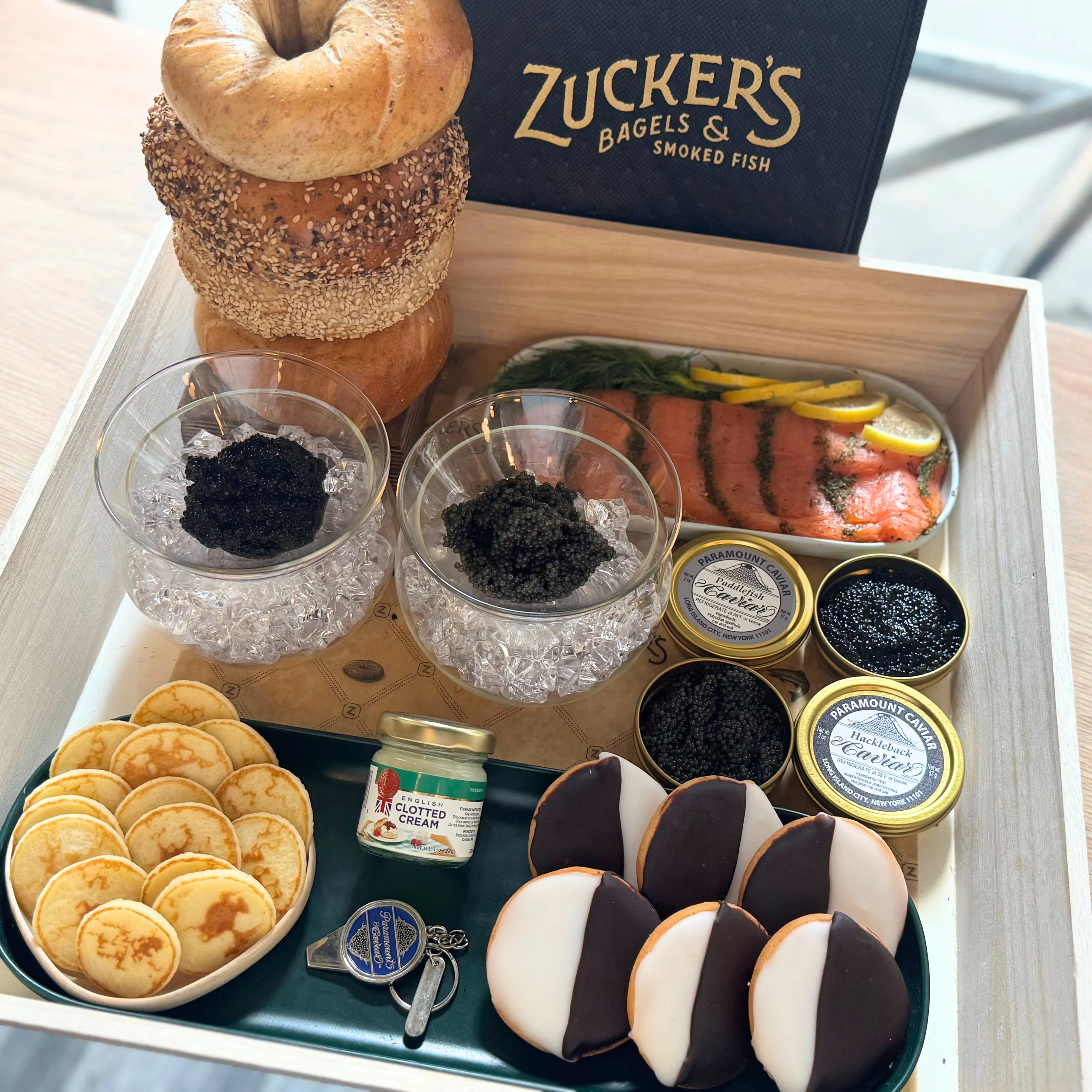 Caviar + Bagels Gift Set by Zucker's Bagels and Smoked Fish
