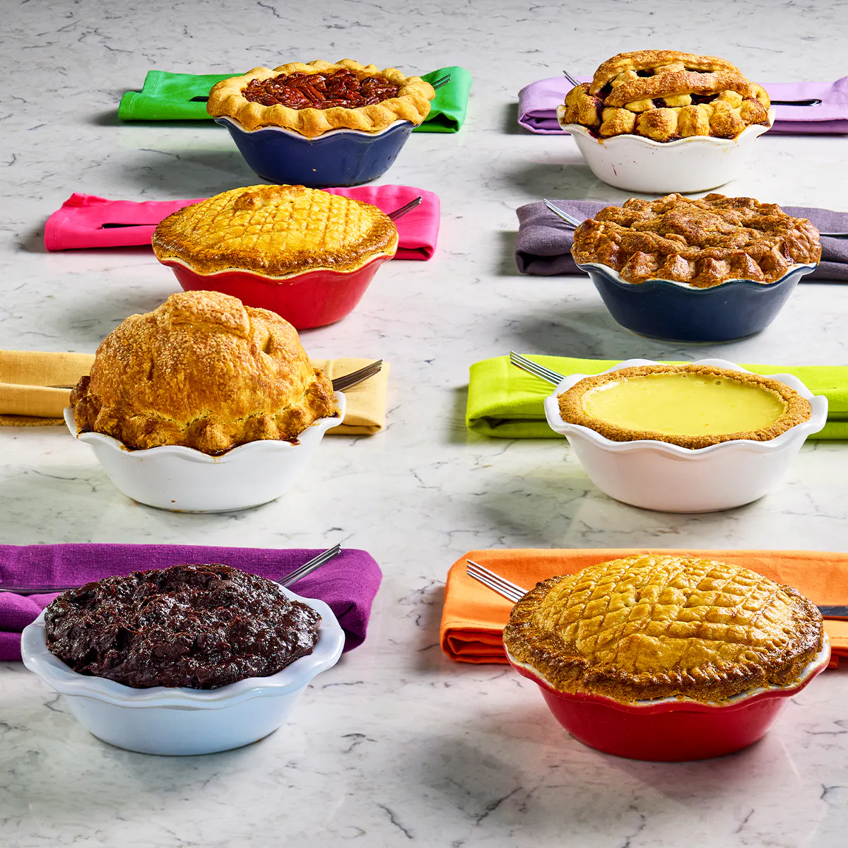 "Feast of Flavors" Sweet & Savory Little Pie Sampler - 8 Pack by Little Pie Company
