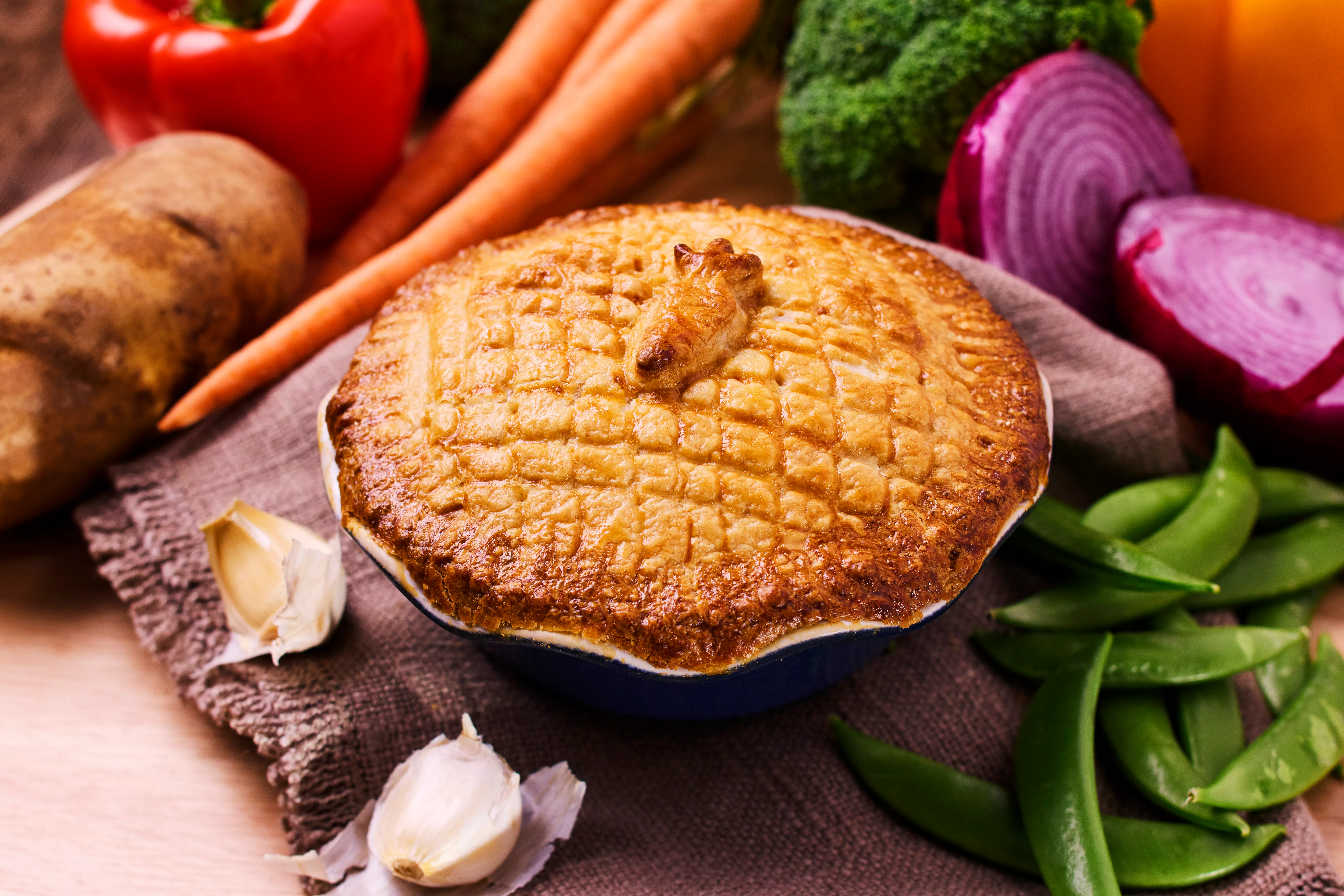 Veggie Pot Pie	 - 4 Pack by Little Pie Company - Alternate image 1