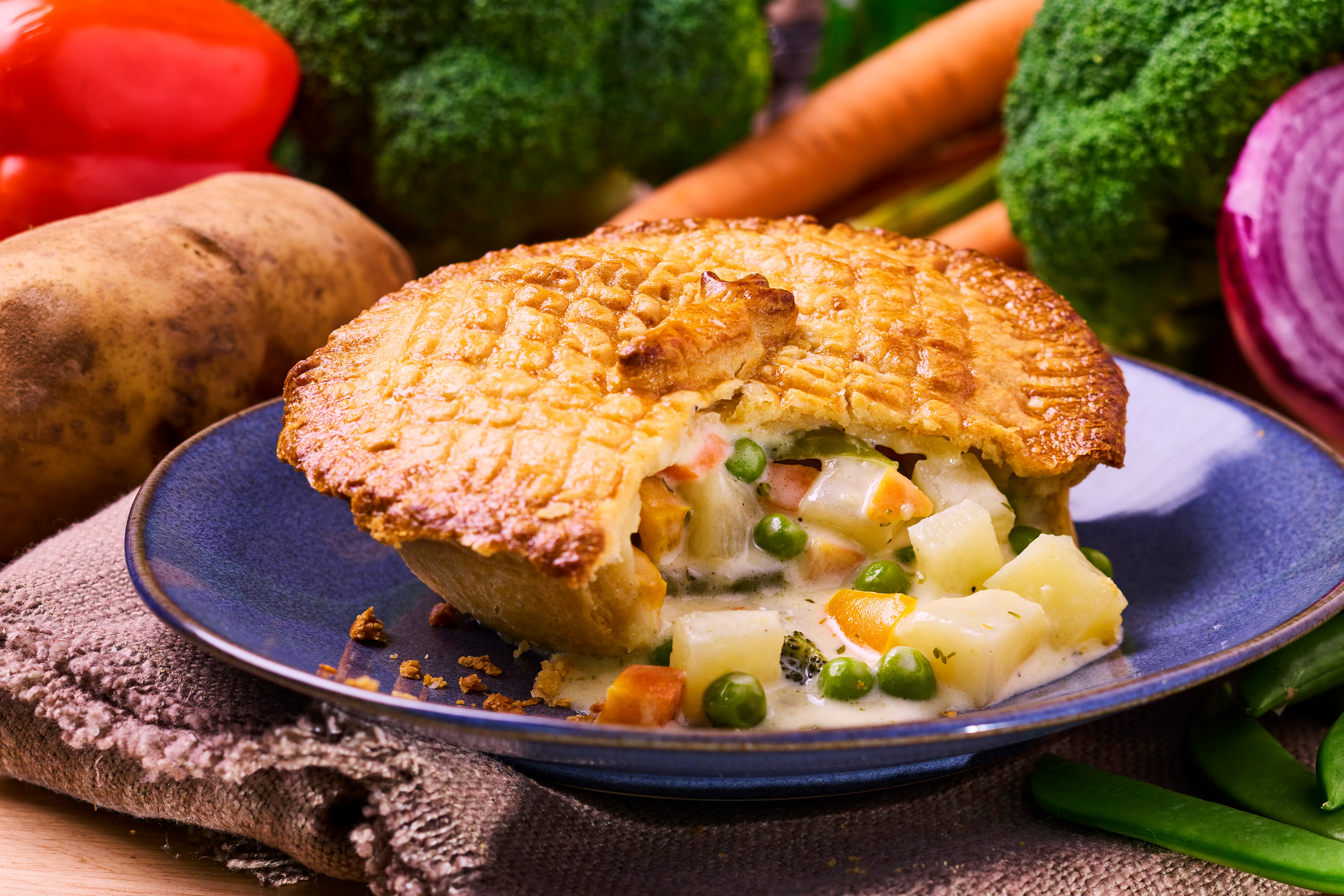 Veggie Pot Pie	 - 4 Pack by Little Pie Company