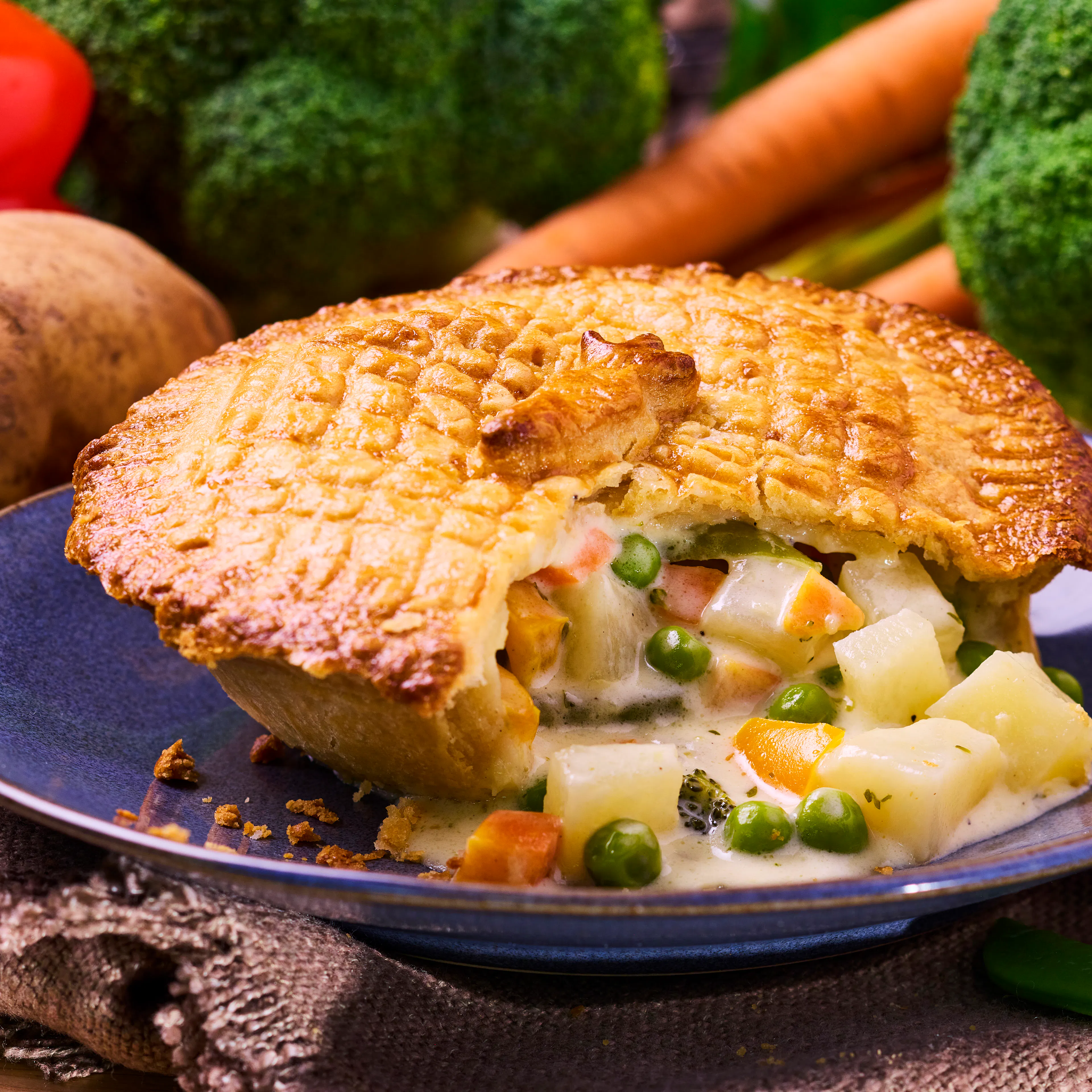 Veggie Pot Pie - 4 Pack by Little Pie Company