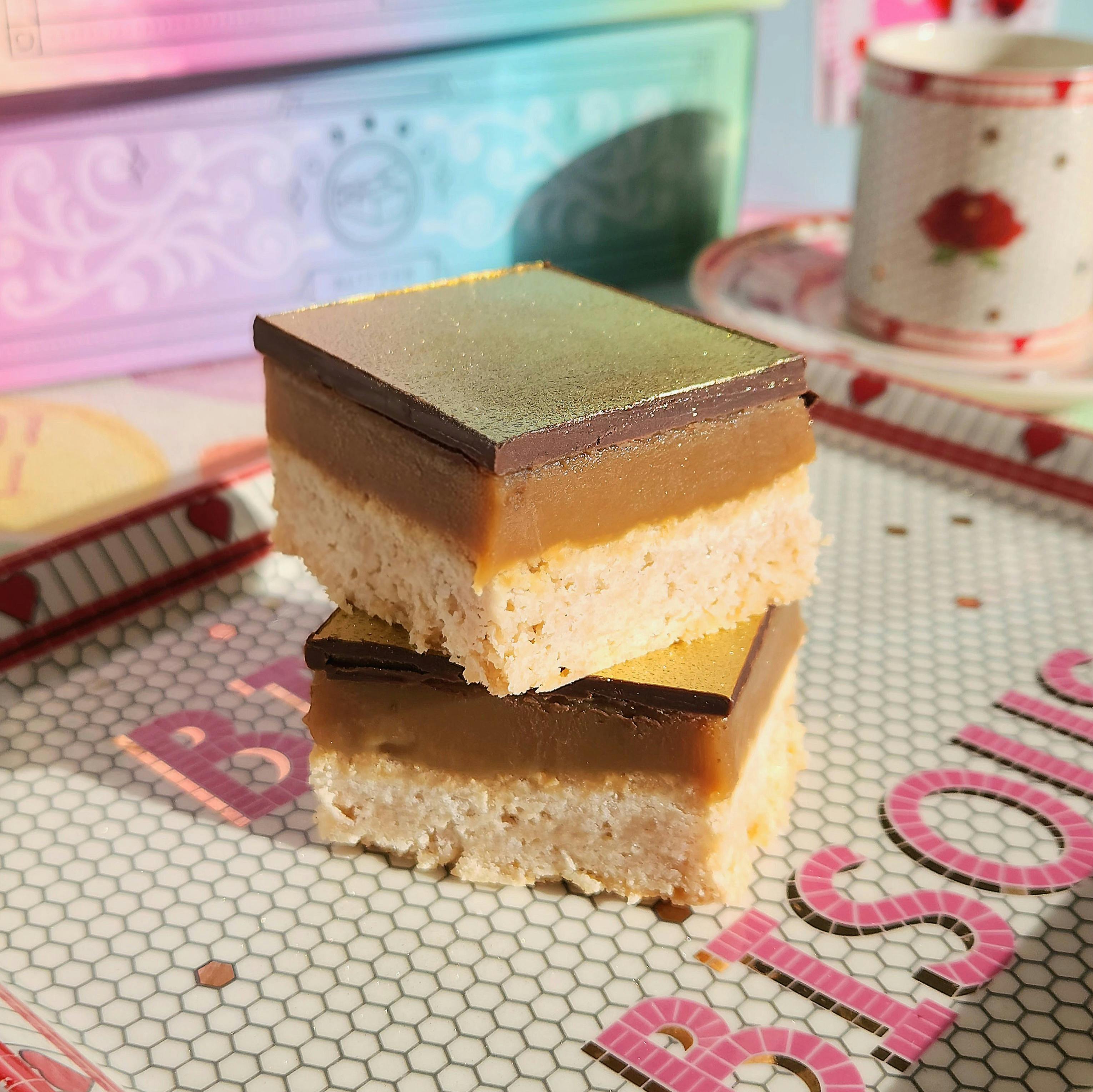 Billionaire's Shortbread Tray by Shortbread Society