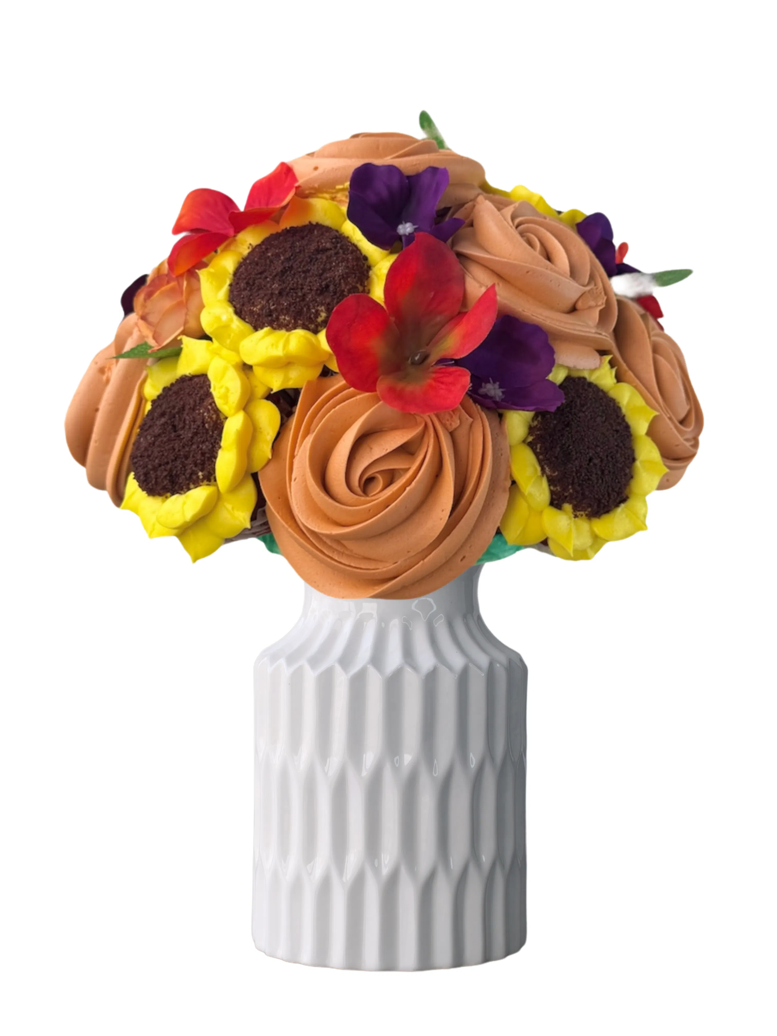 Harvest Hues Cupcake Bouquet by Baked Bouquet