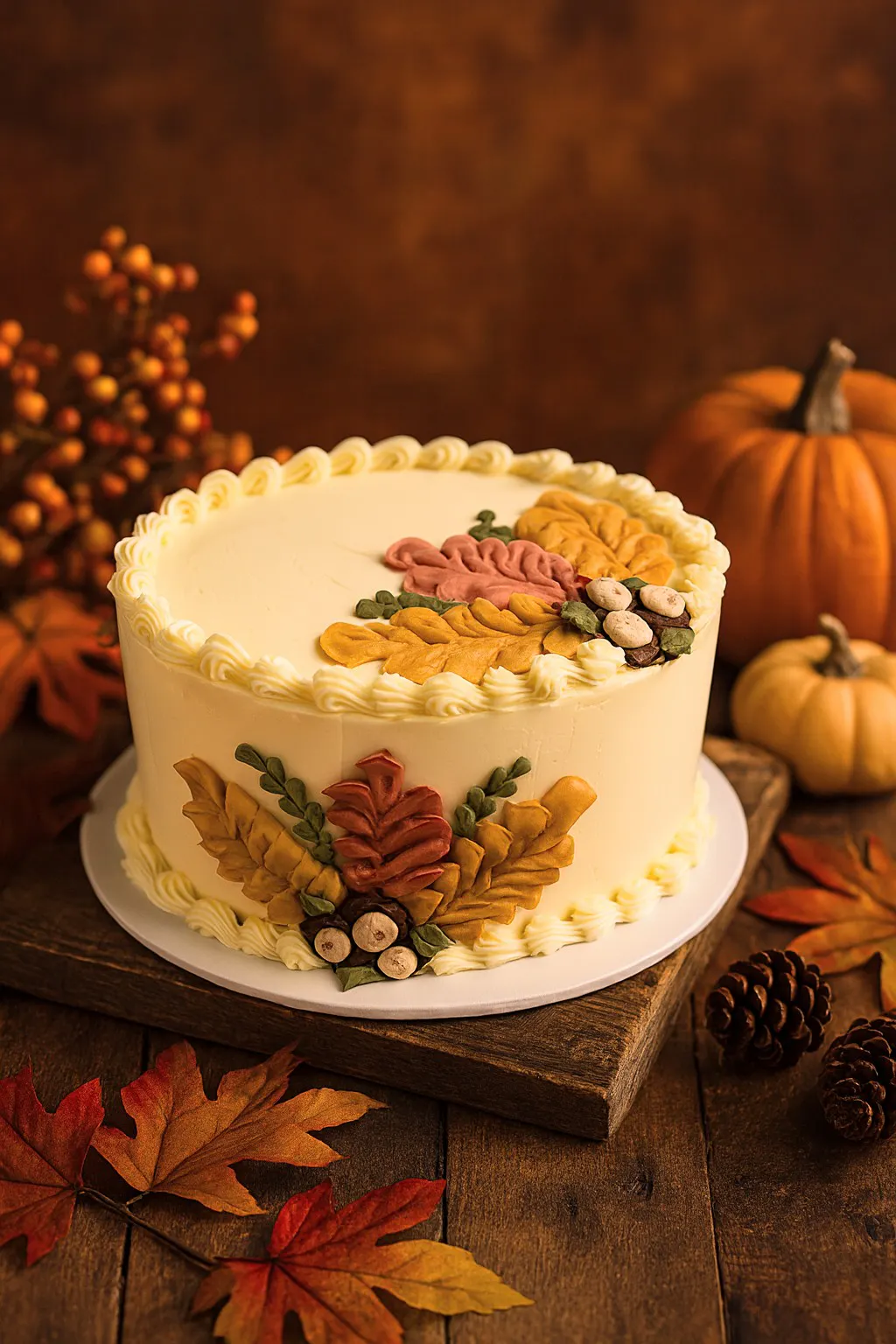 Autumn Leaves Cake by Edgar's Bakery