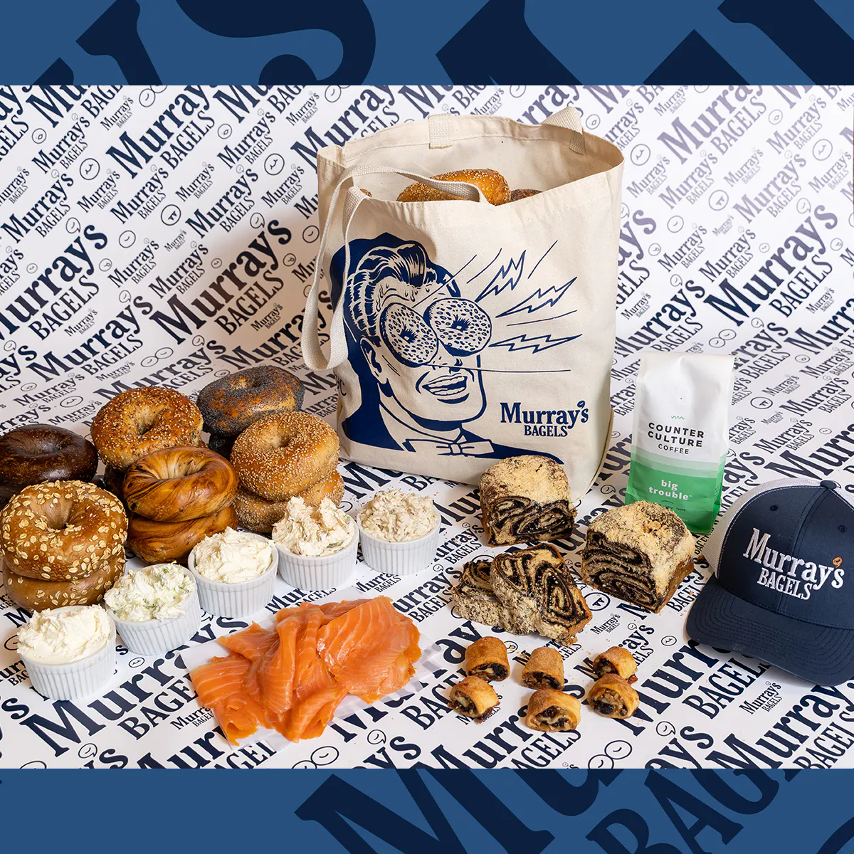 "The Whole Megillah" Deluxe Bagel Feast by Murray's Bagels