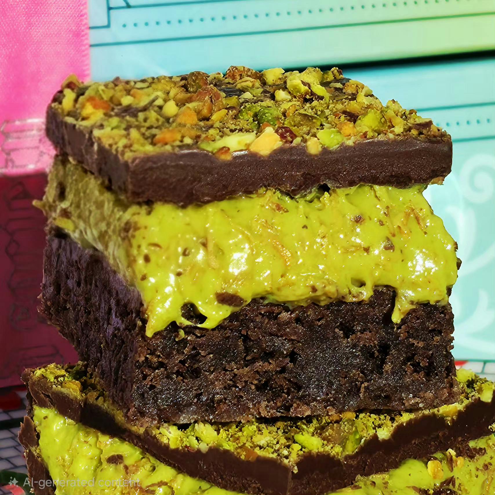 New Year's Dubai Pistachio Chocolate Bar Shortbread by Shortbread Society - Alternate image 2