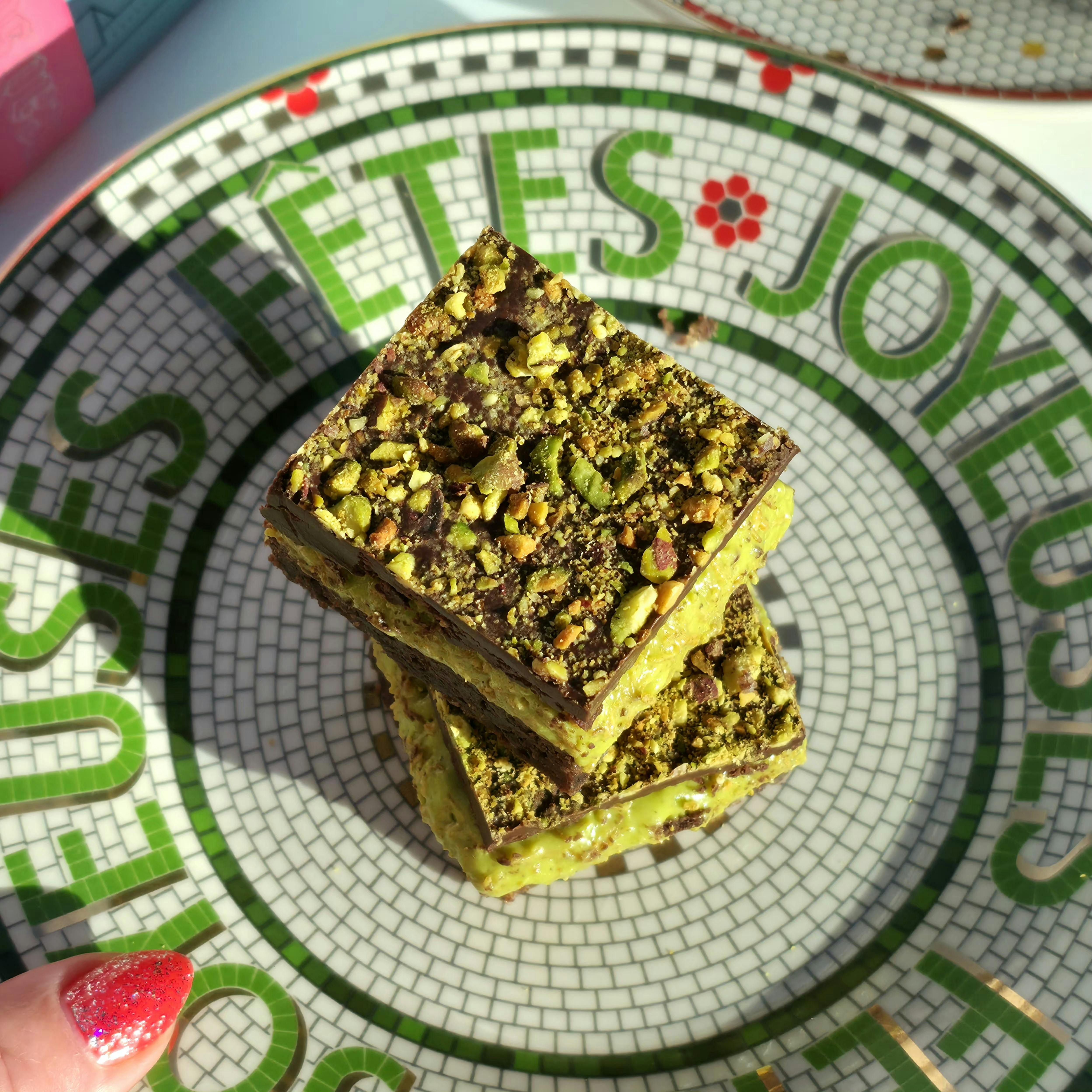 New Year's Dubai Pistachio Chocolate Bar Shortbread by Shortbread Society - Alternate image 3