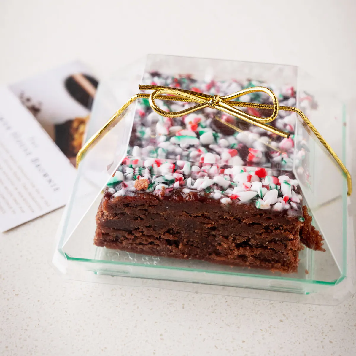Peppermint Brownies - 12 Pack by Palmer House Hotel - Alternate image 2