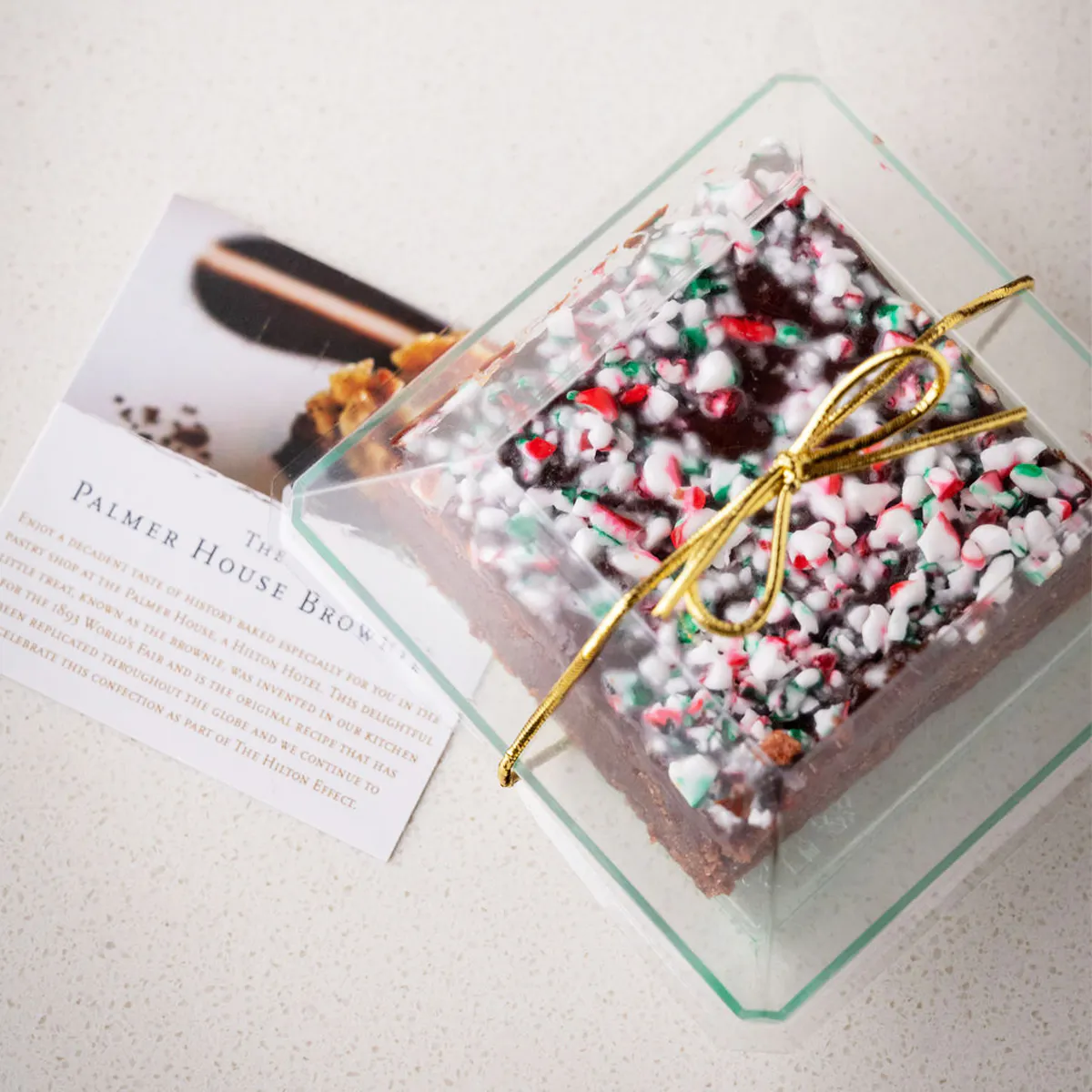 Peppermint Brownies - 12 Pack by Palmer House Hotel - Alternate image 1