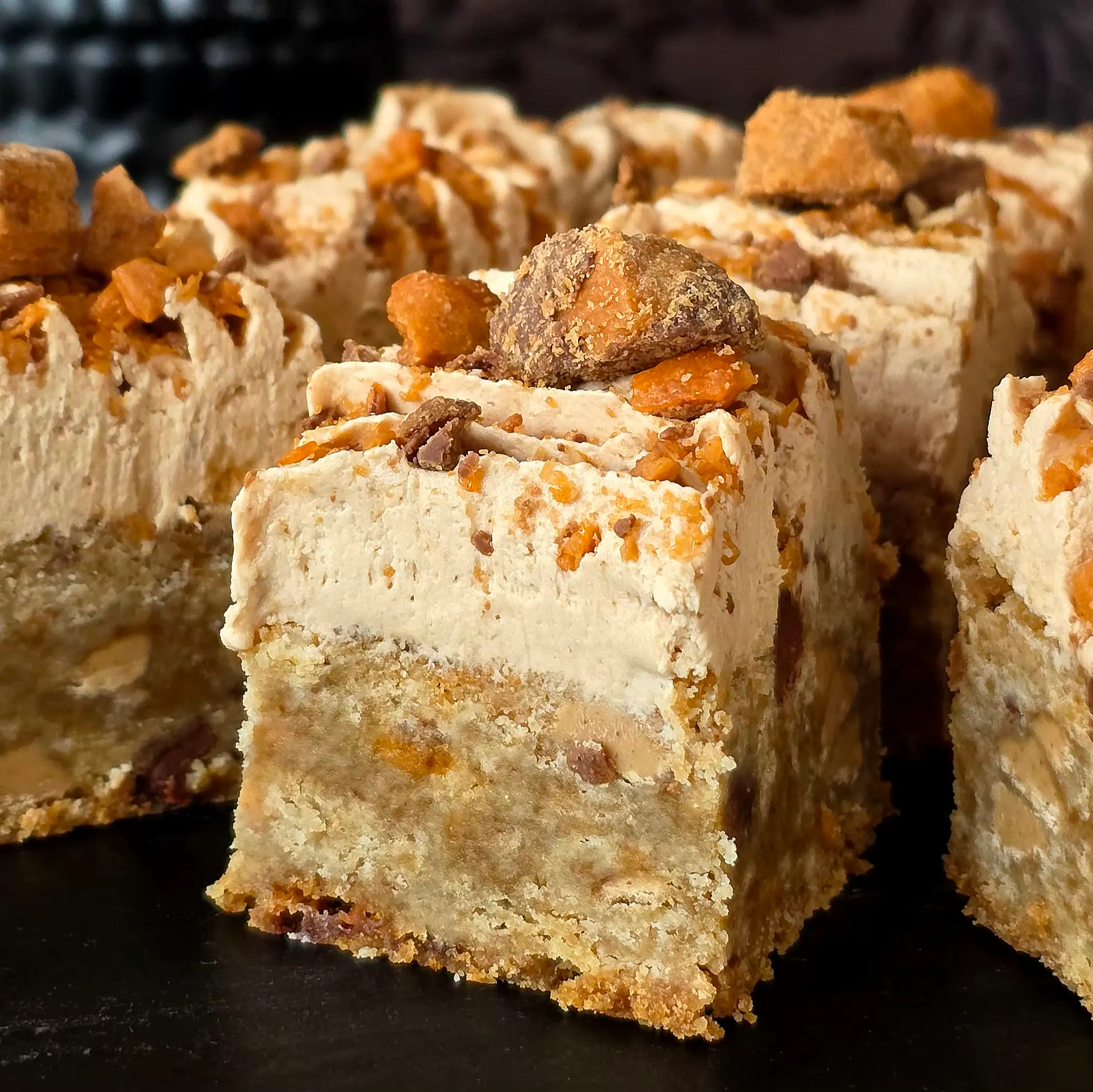 Halloween Butterfinger Buttercream Shortbread Tray by Shortbread Society - Alternate image 1