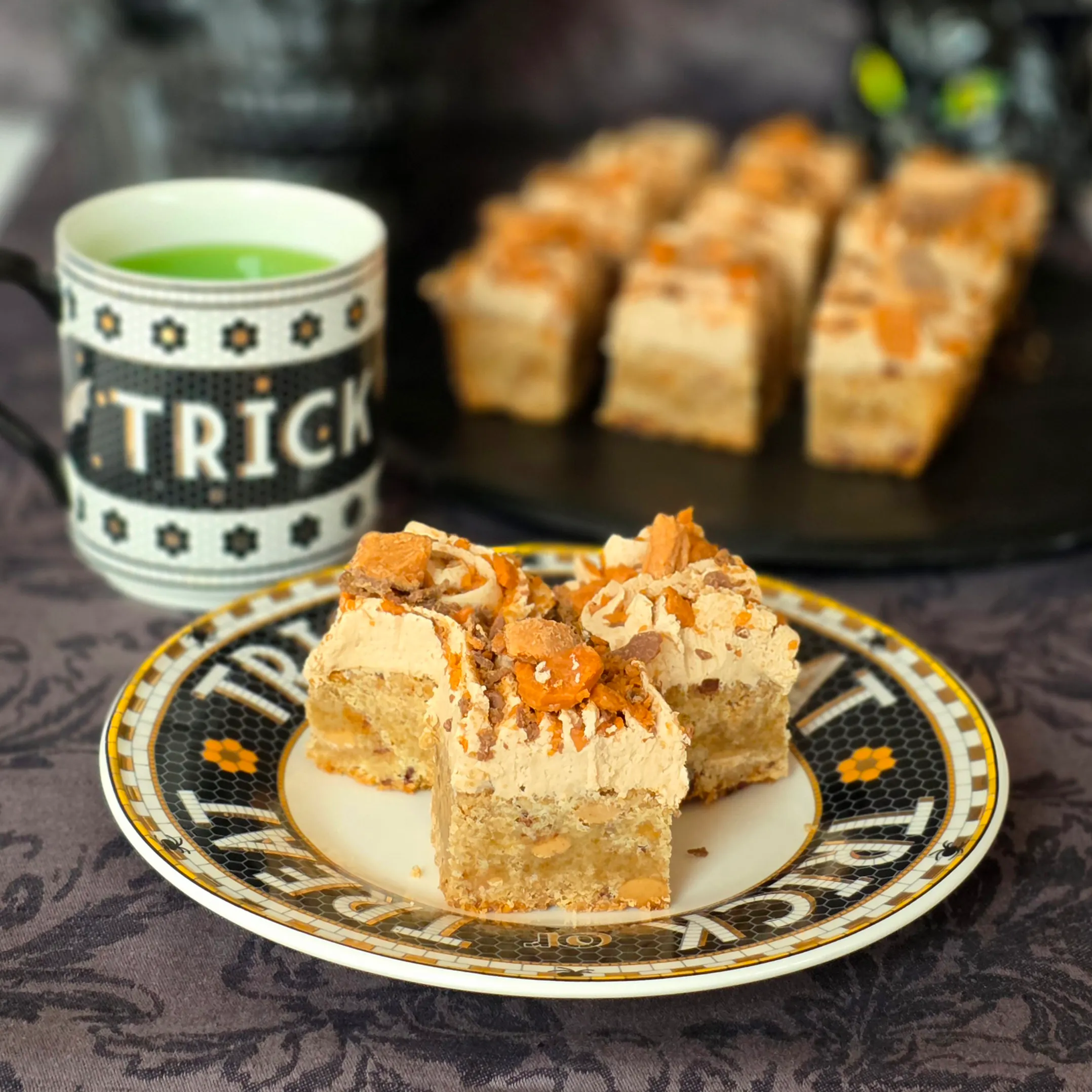 Halloween Butterfinger Buttercream Shortbread Tray by Shortbread Society - Alternate image 4
