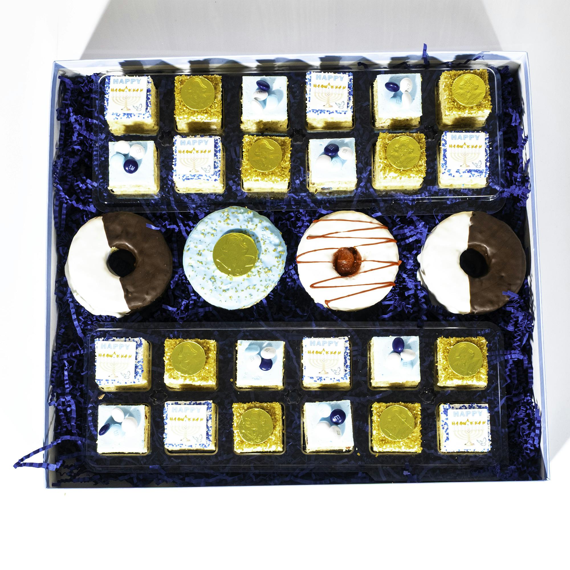 Deluxe Rice Krispie Treats Hanukkah Gift Box by Treat House