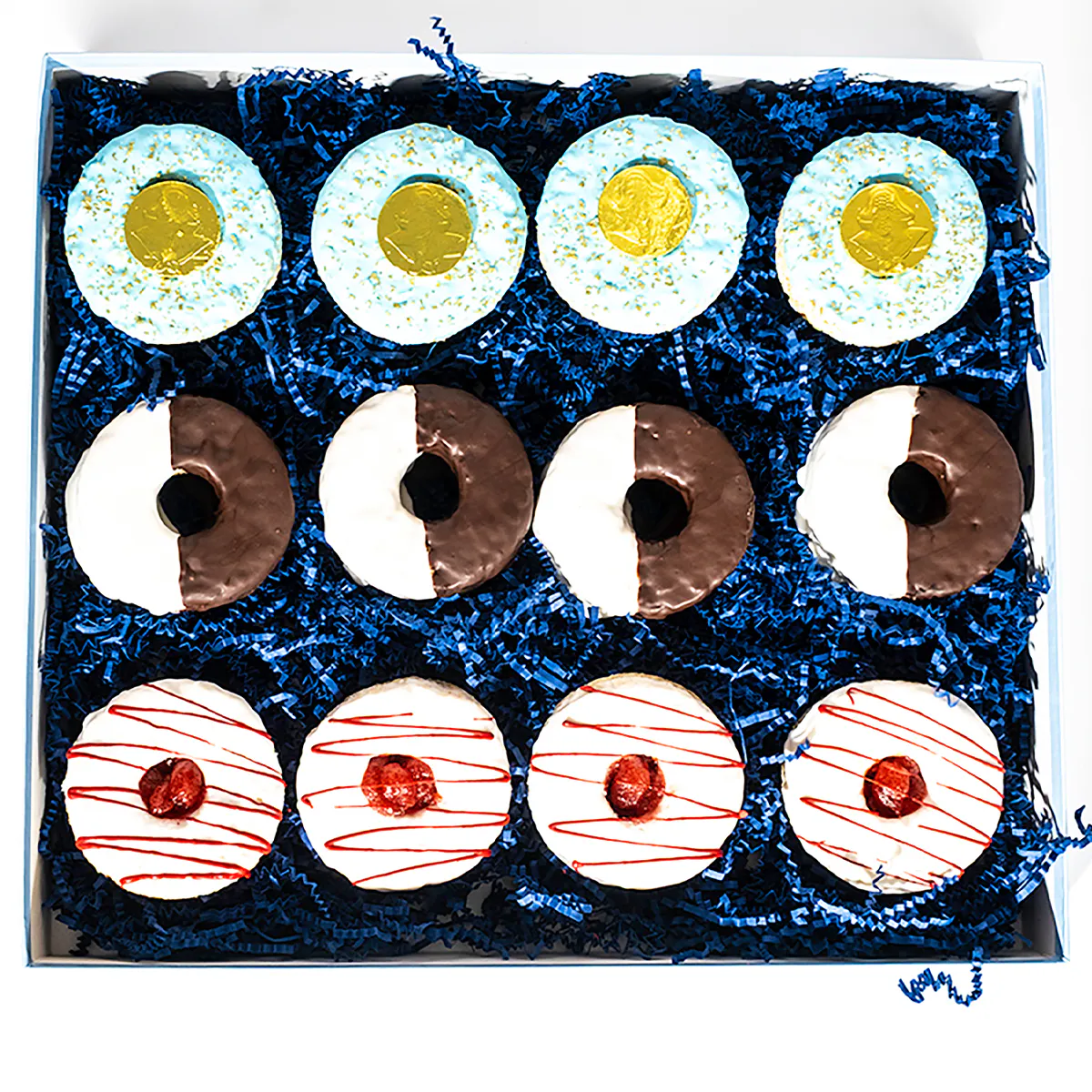 Hanukkah Donut Krispies - 12 Pack by Treat House