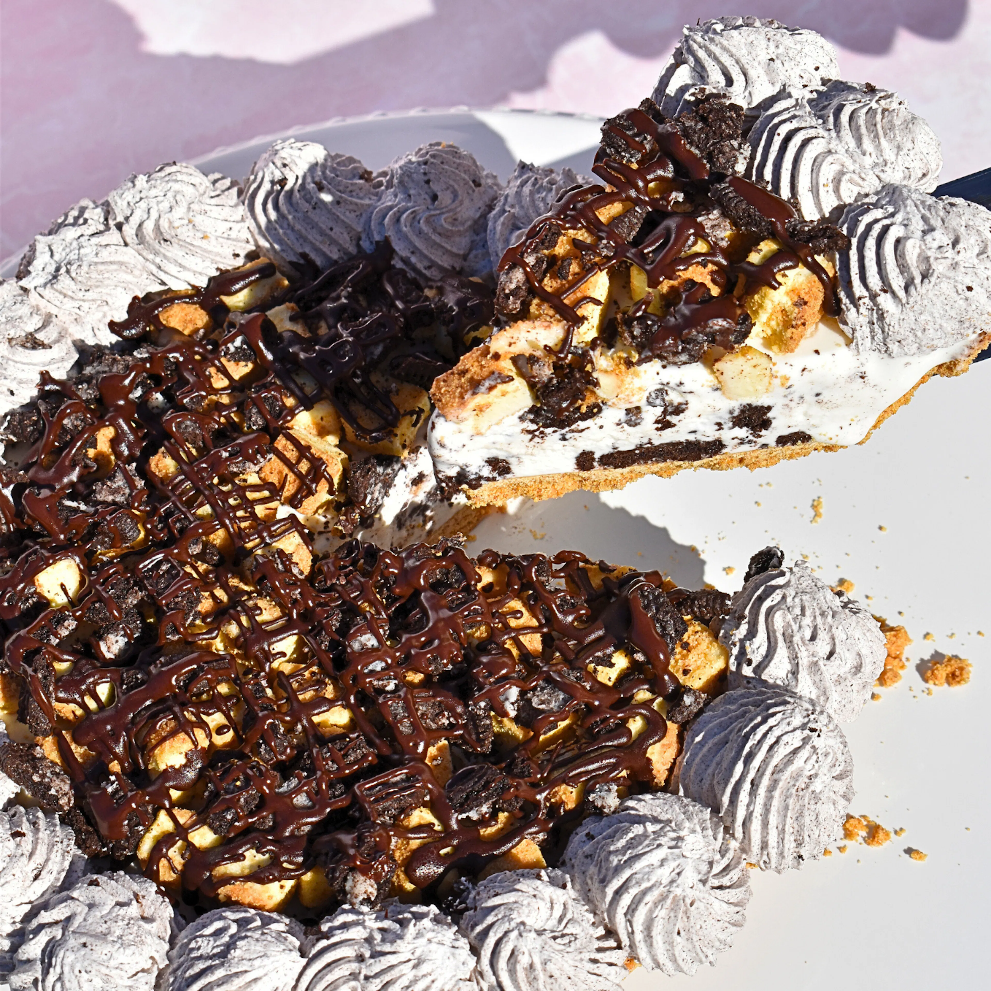 Oreo Cheesecake Ice Cream Pie by Andia's Ice Cream