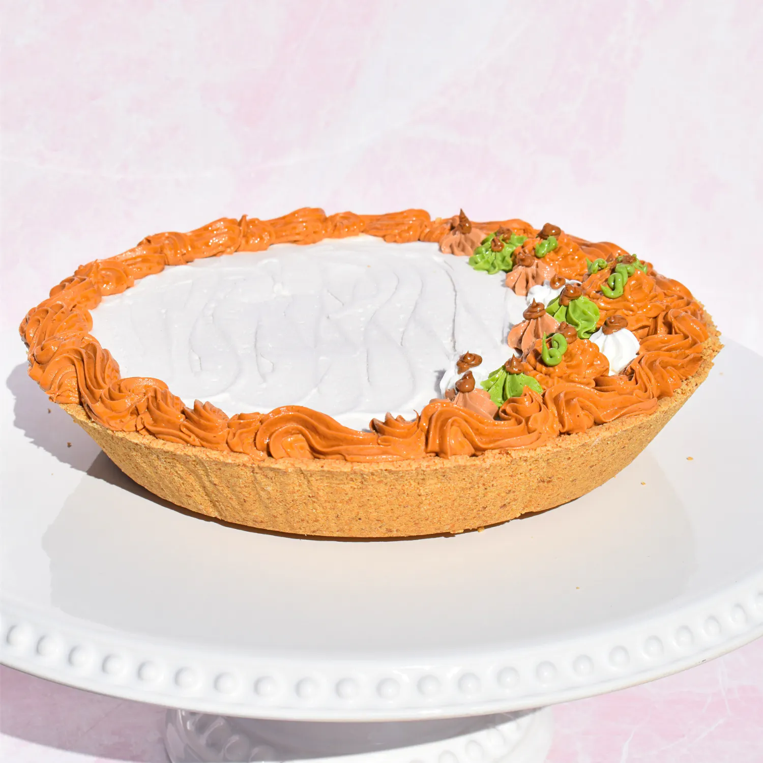 Vegan Pumpkin Roll Ice Cream Pie by Andia's Ice Cream - Alternate image 1