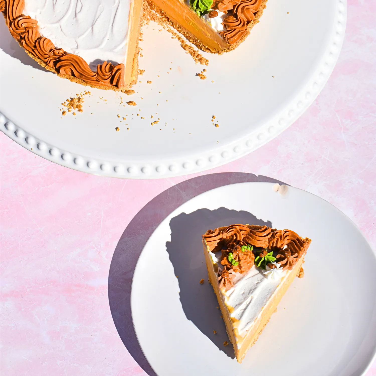 Vegan Pumpkin Roll Ice Cream Pie by Andia's Ice Cream - Alternate image 3