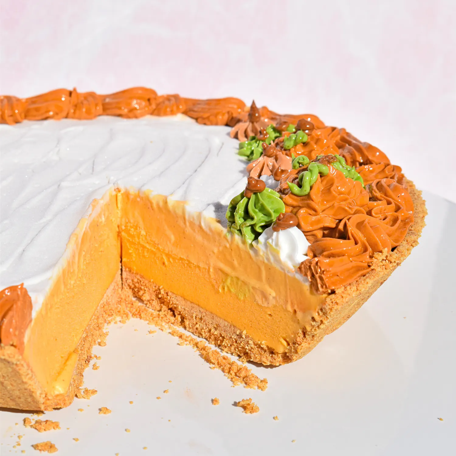 Vegan Pumpkin Roll Ice Cream Pie by Andia's Ice Cream - Alternate image 2