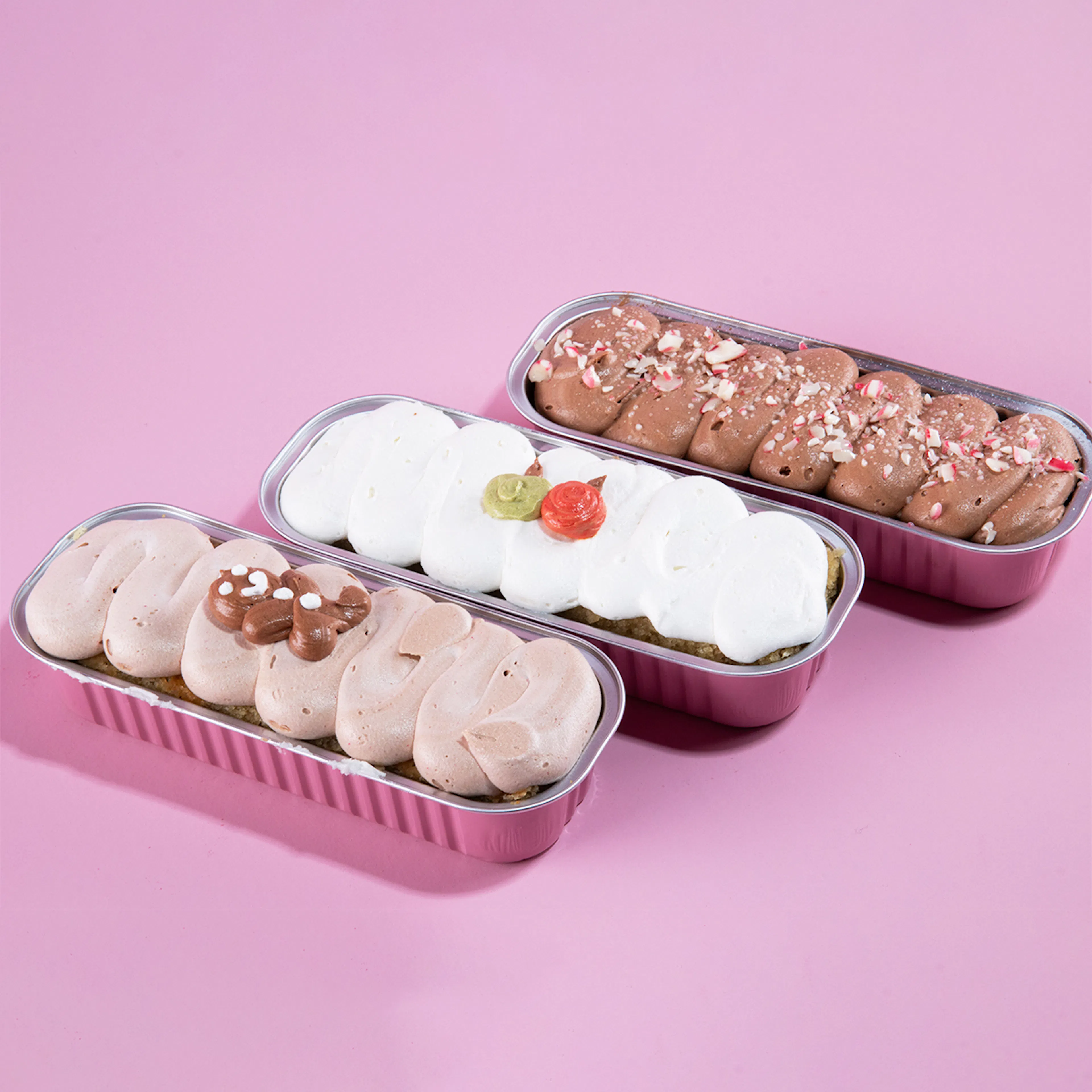 Vegan + Gluten Free Christmas "Cake Flight" Gift Tins - 3 Pack by Erin McKenna's Bakery - Alternate image 1