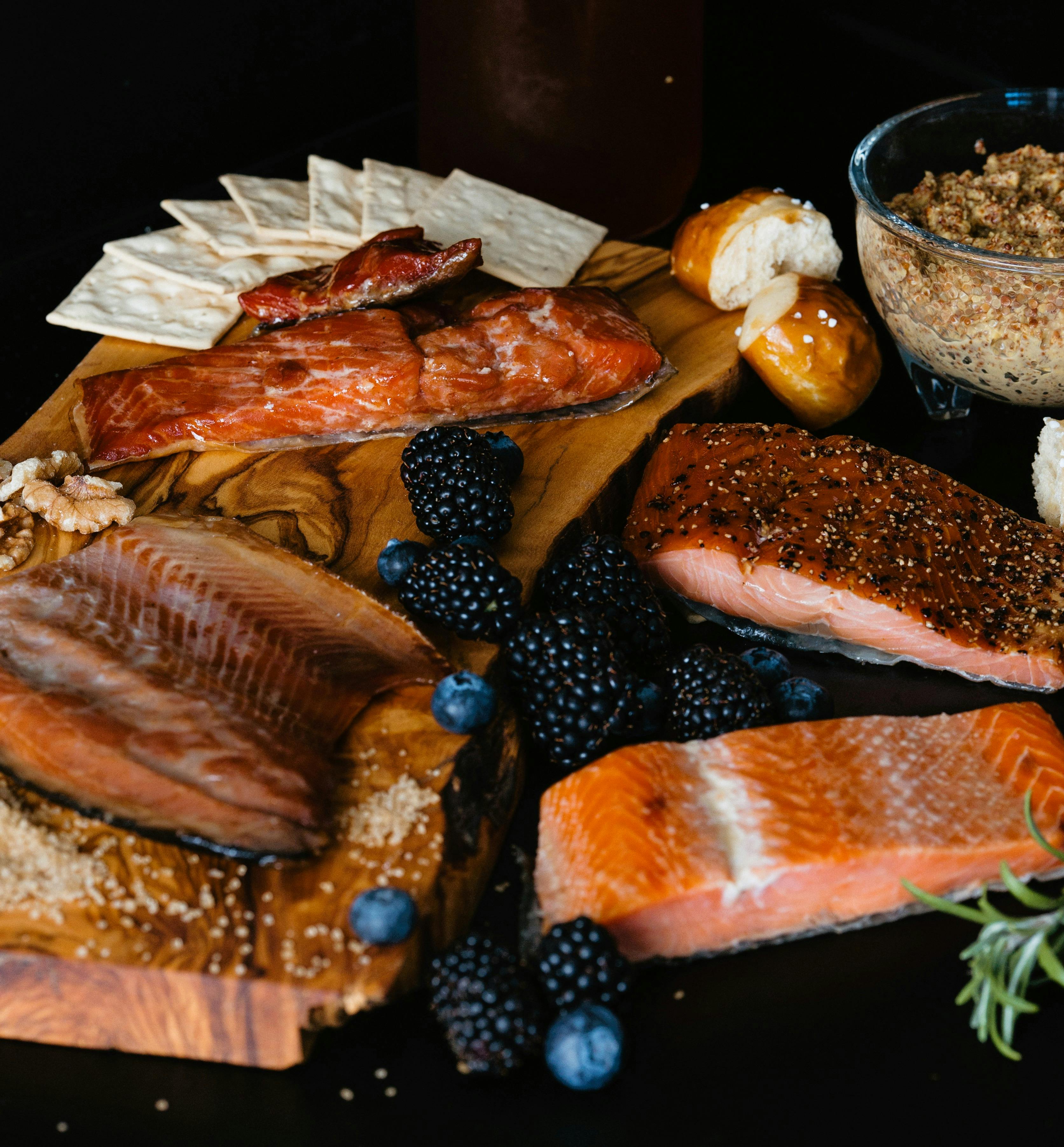 Pacific Northwest Smoked Wild Salmon Variety - 4 Pack by SeaBear Smokehouse