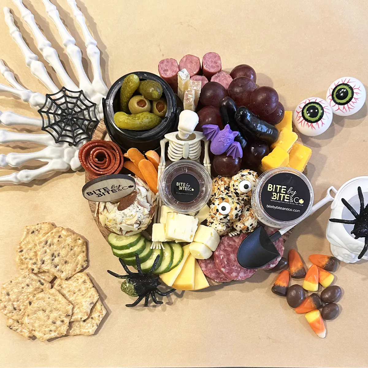 Halloween Charcuterie Board for 2-4 by Bite by Bite & Co