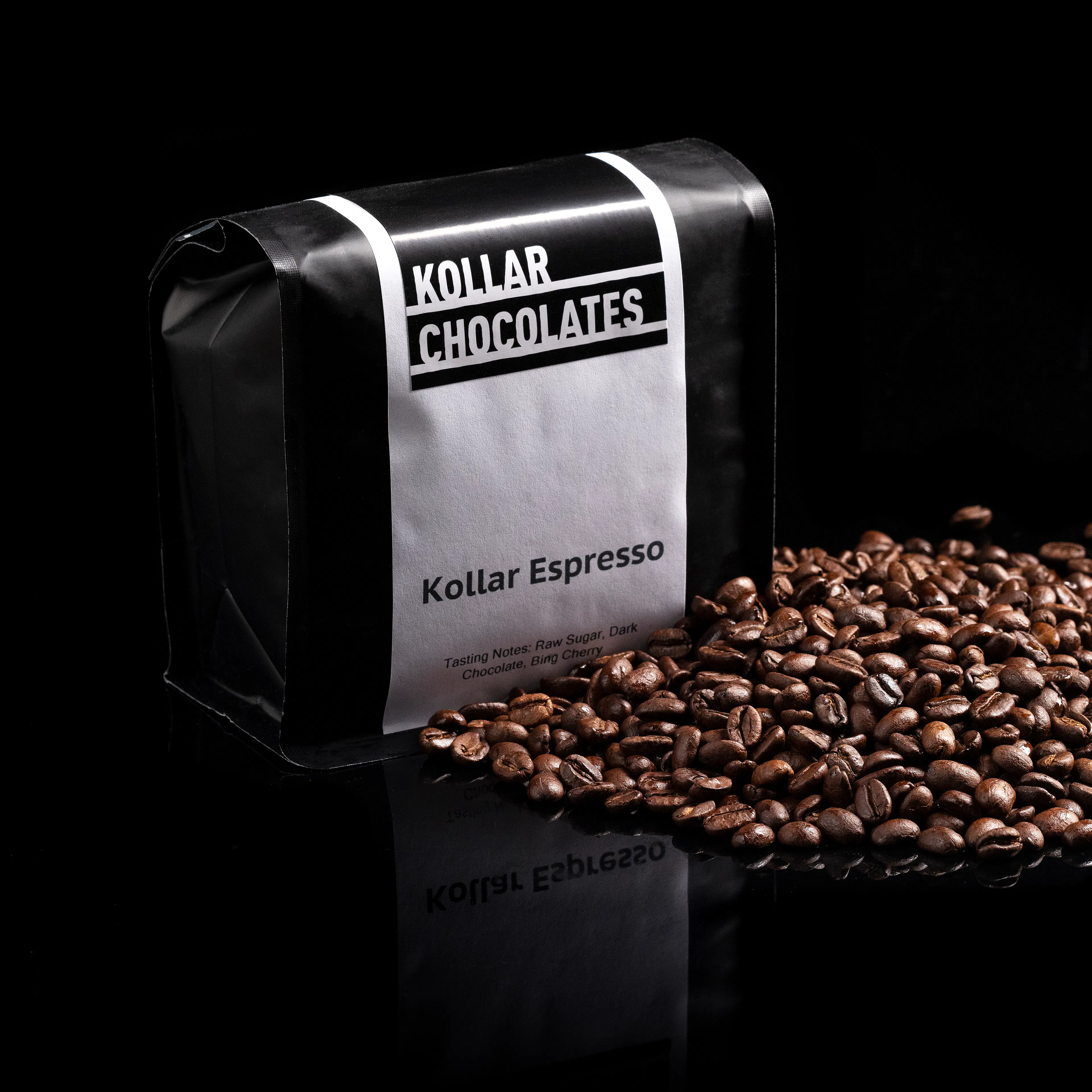Whole Espresso Beans - 12 oz. by Kollar Chocolates
