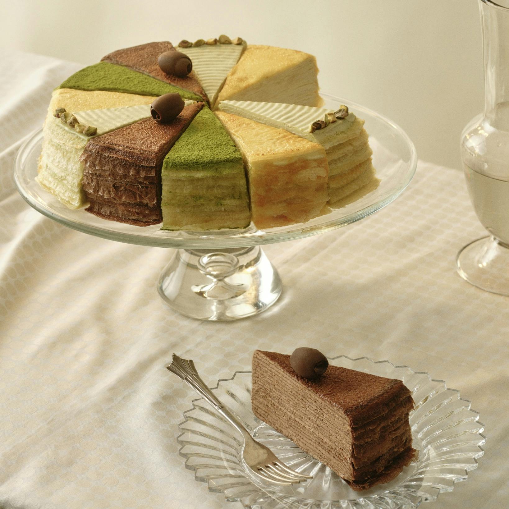 Slice of the Best Mille Crêpes Cake: Celebration Collection by Lady M Confections - Alternate image 1