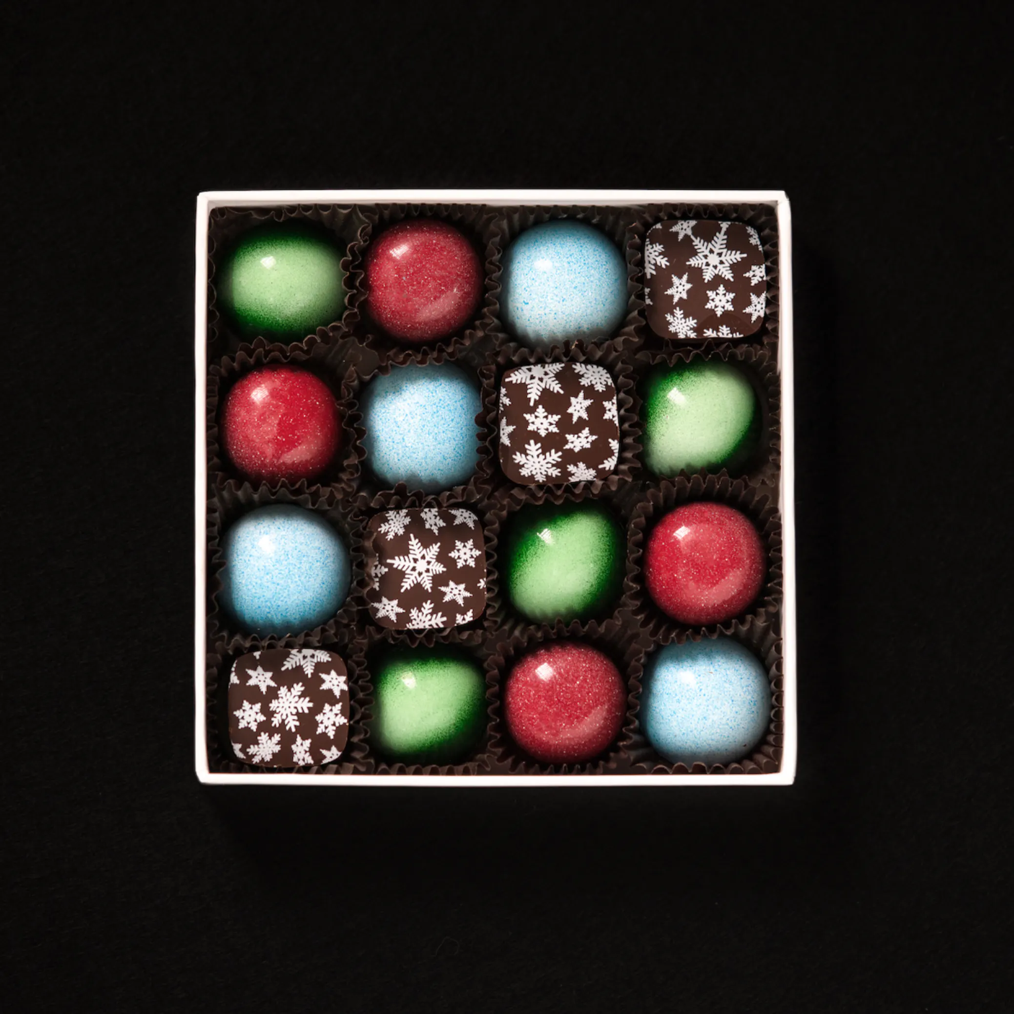 Holiday Chocolate Bon Bon Collection - 16 pcs. by Kollar Chocolates