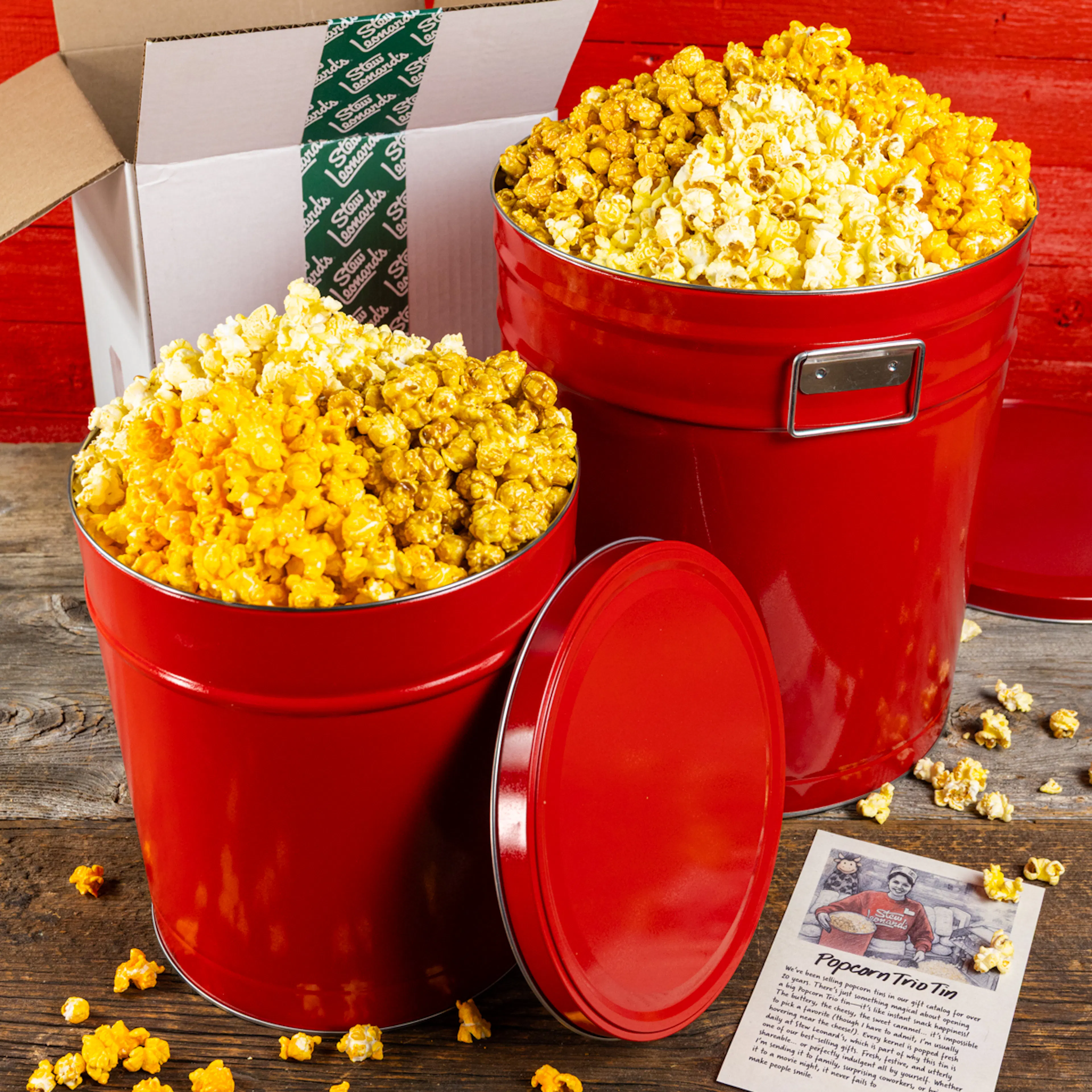 Popcorn Gift Tin by Stew Leonard's