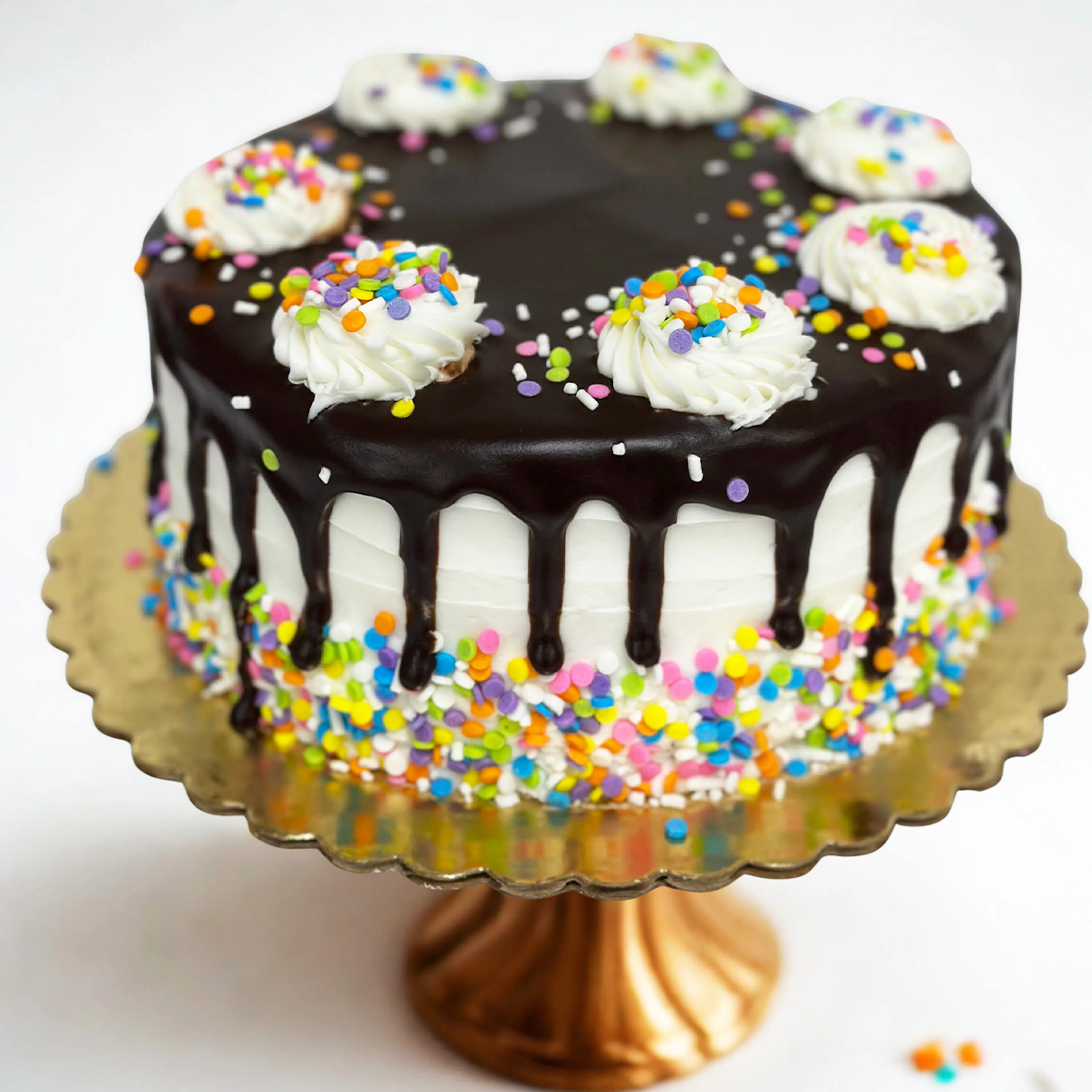 Confetti Ganache Drip Birthday Cake by Montilio's Baking Company