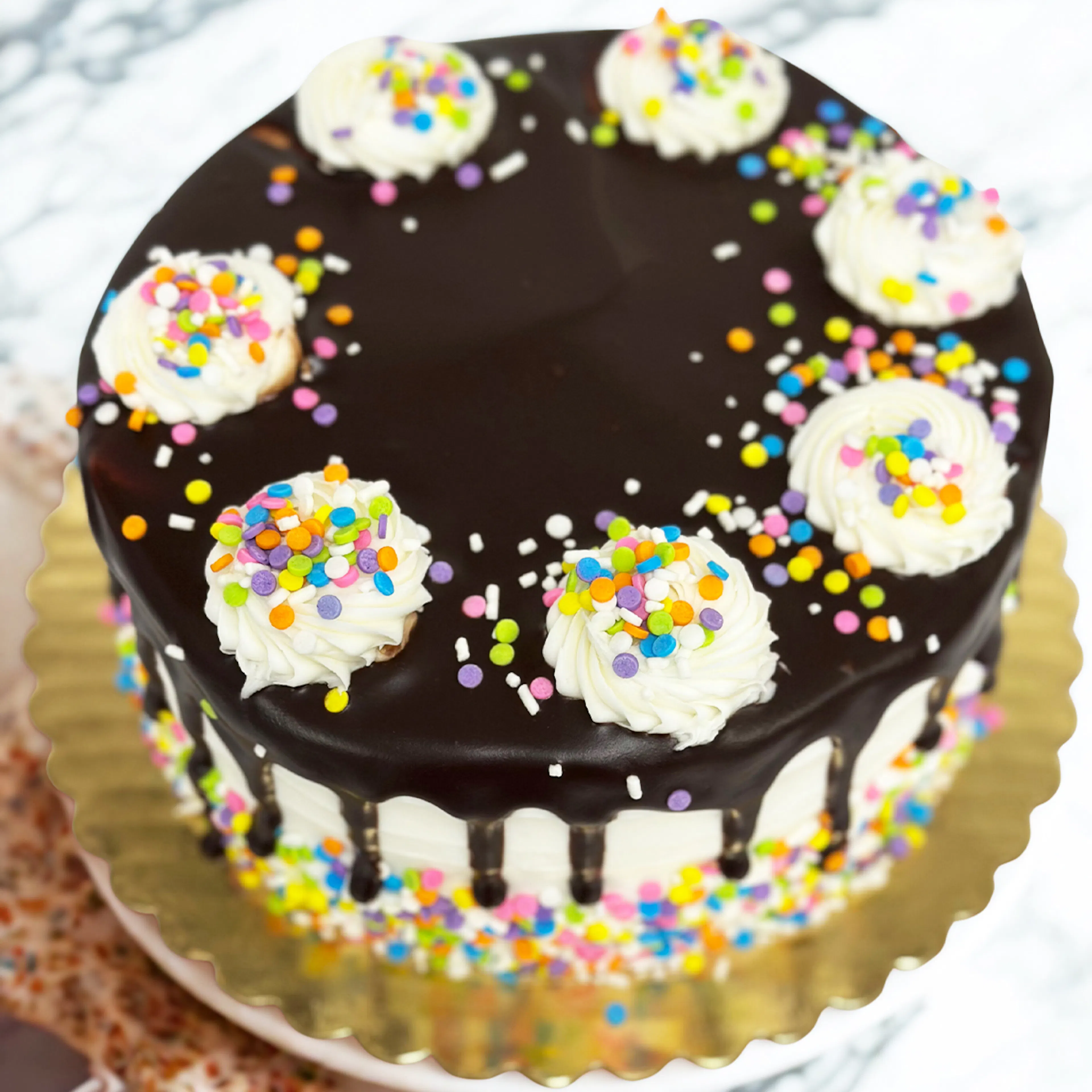 Confetti Ganache Drip Birthday Cake by Montilio's Baking Company - Alternate image 1