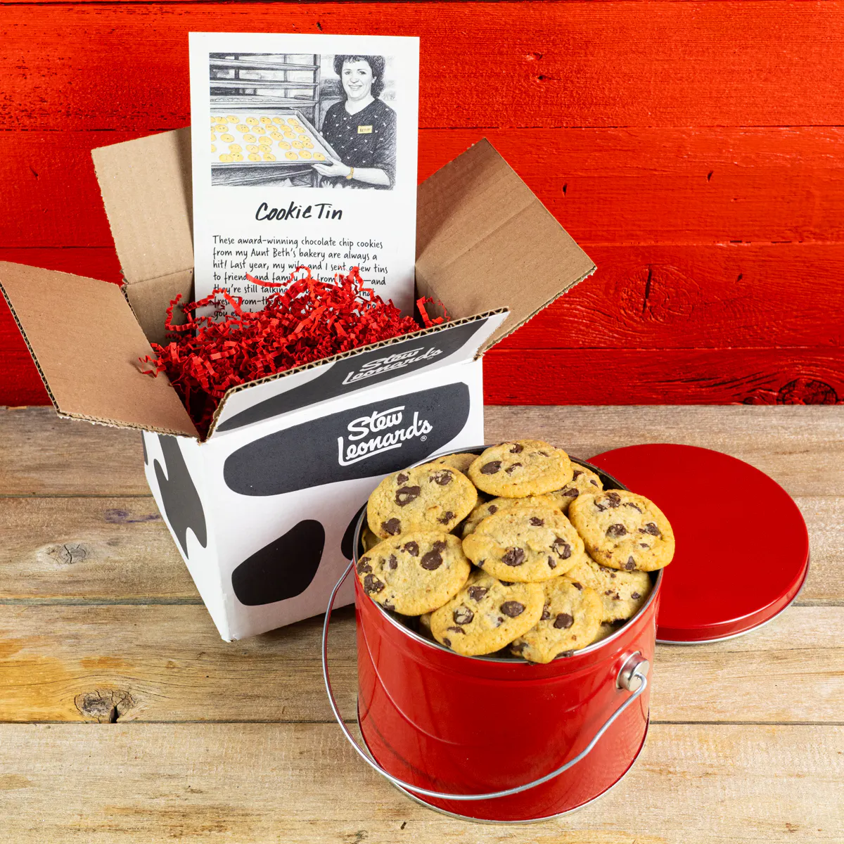 Mini Chocolate Chip Cookie Tin by Stew Leonard's
