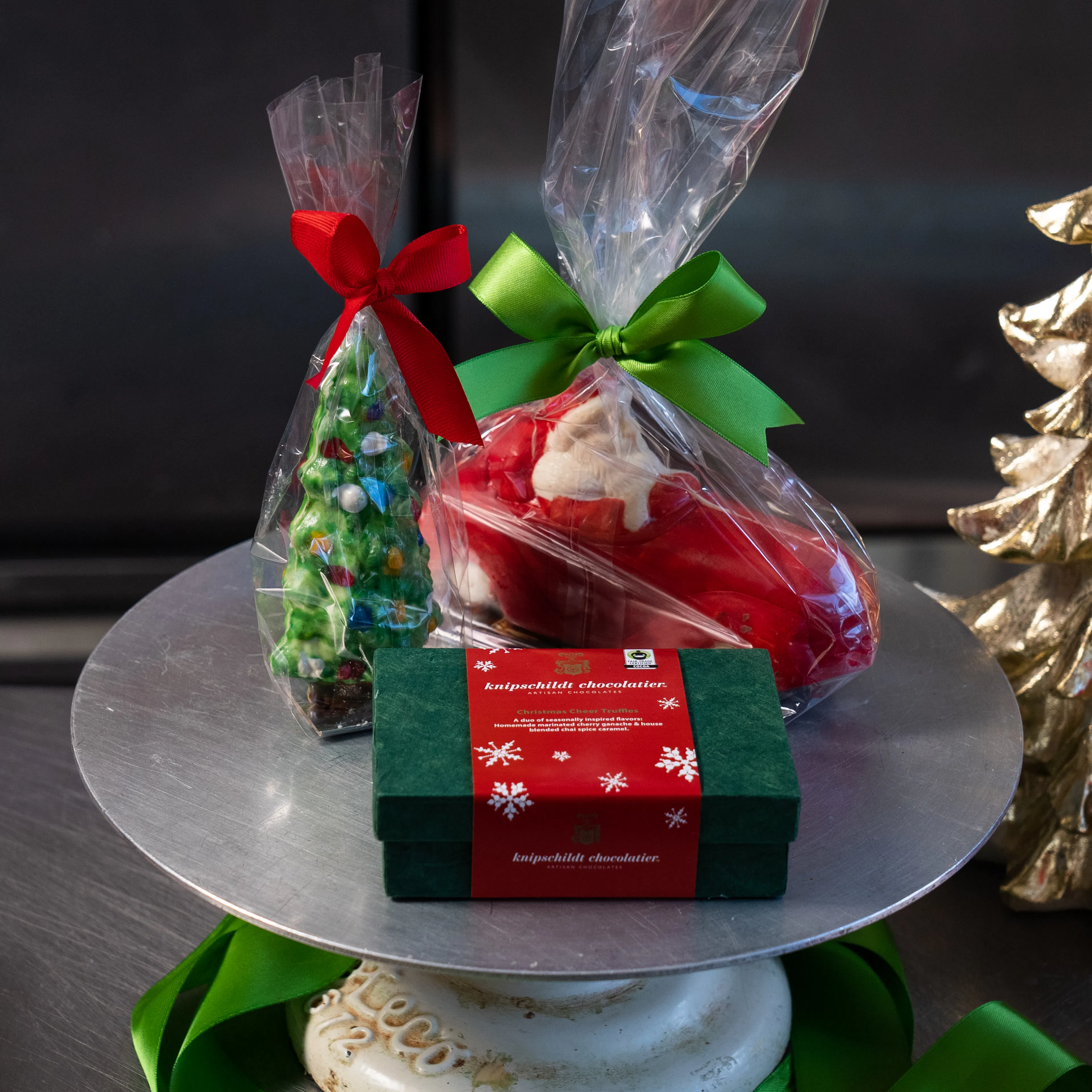 "Naughty or Nice" Gift Set by Knipschildt Chocolatier - Alternate image 1