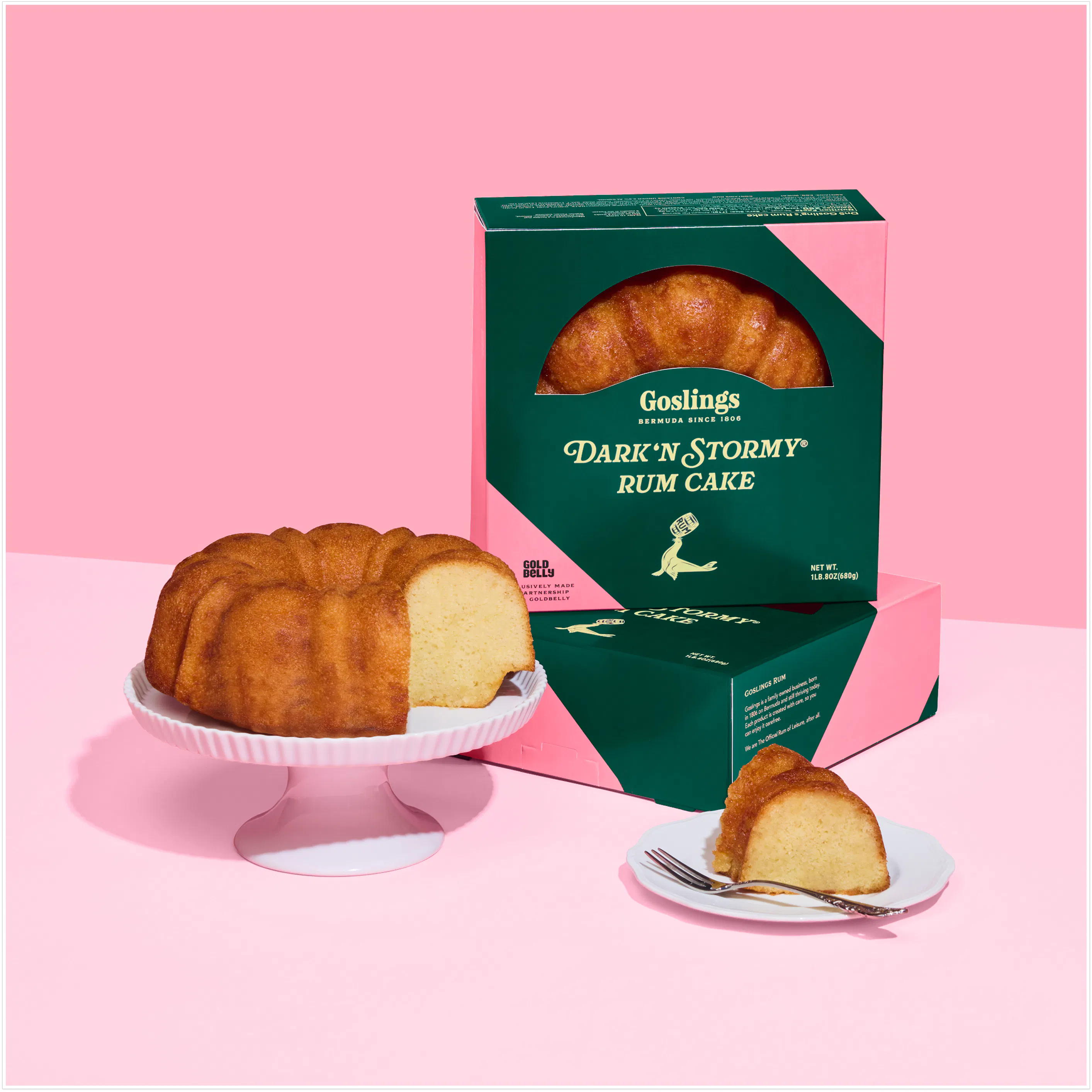 Goslings Rum Cake - Choose Your Own 2 Pack by Goslings Rum Cakes - Alternate image 2