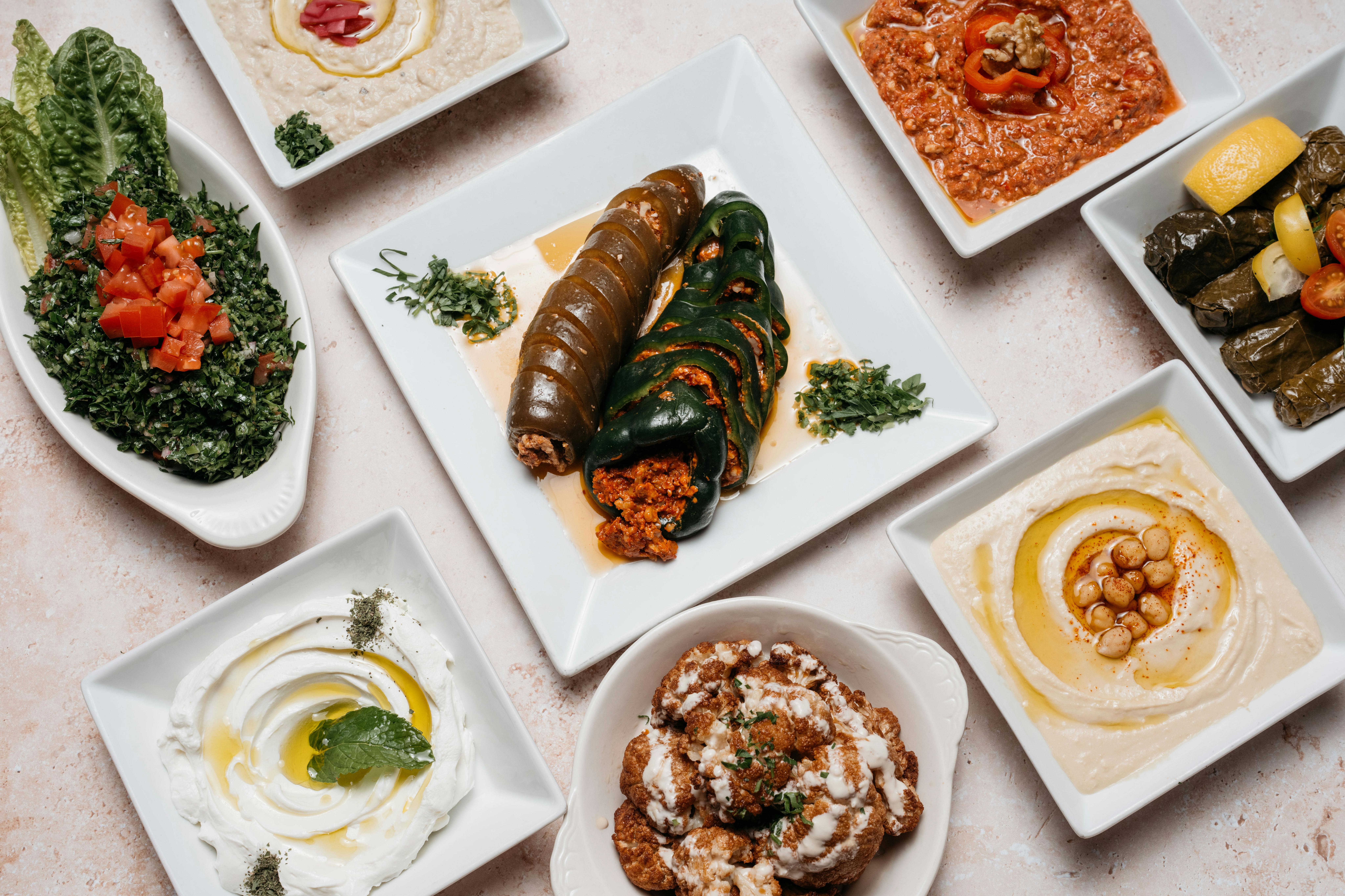 Mezze Sampler Kit for 6-8 by Tanoreen