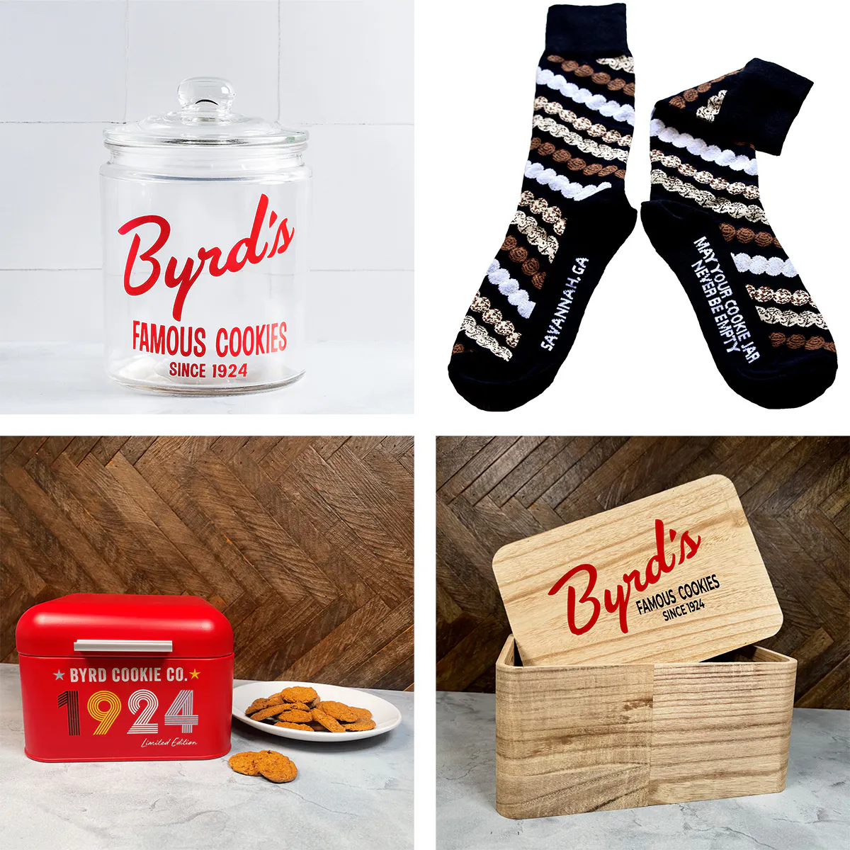 Holiday Assorted Cookie Gift Tin by Byrd's Famous Cookies - Alternate image 3