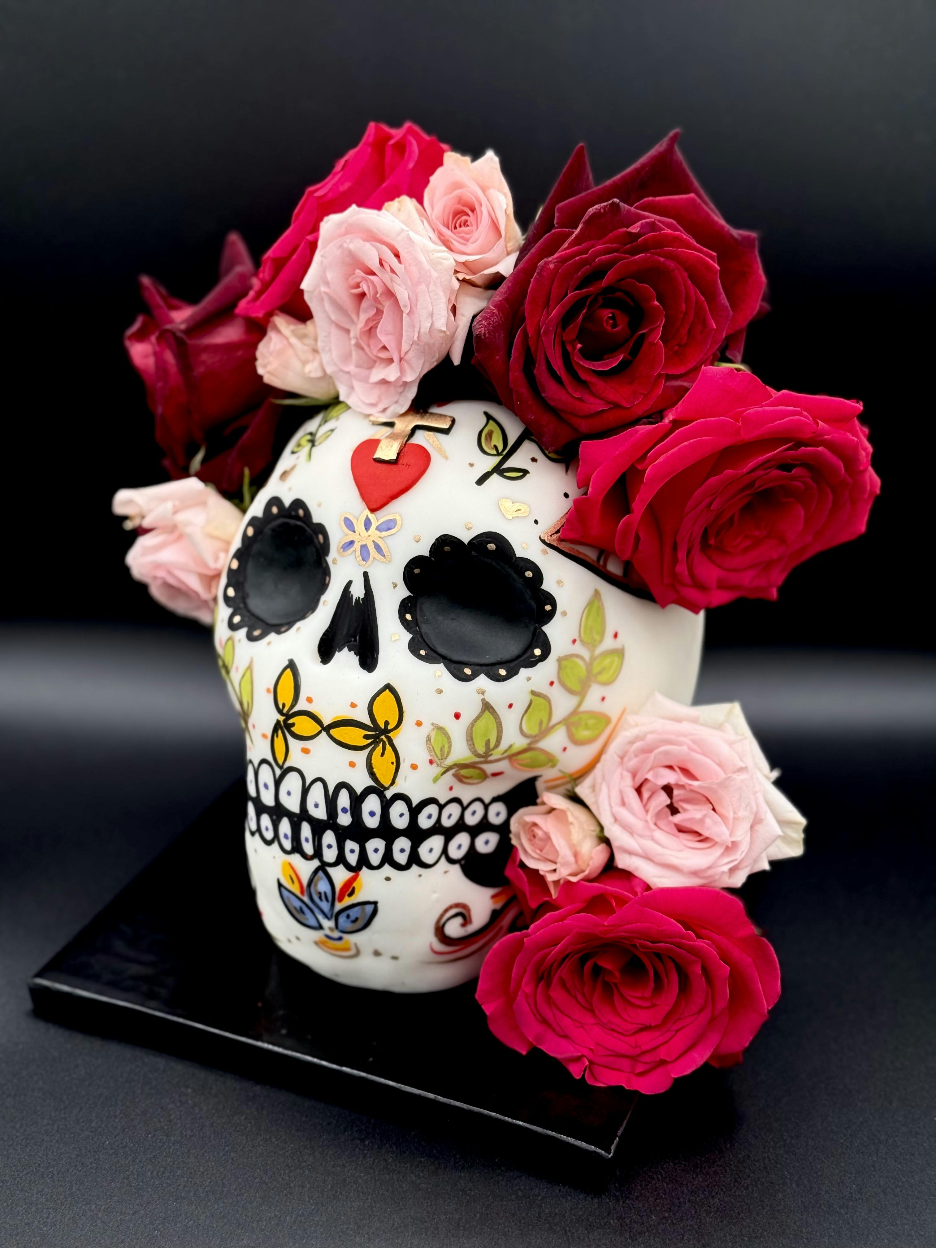 Dia De Las Muertas Cake by Elle's Belles Bakery