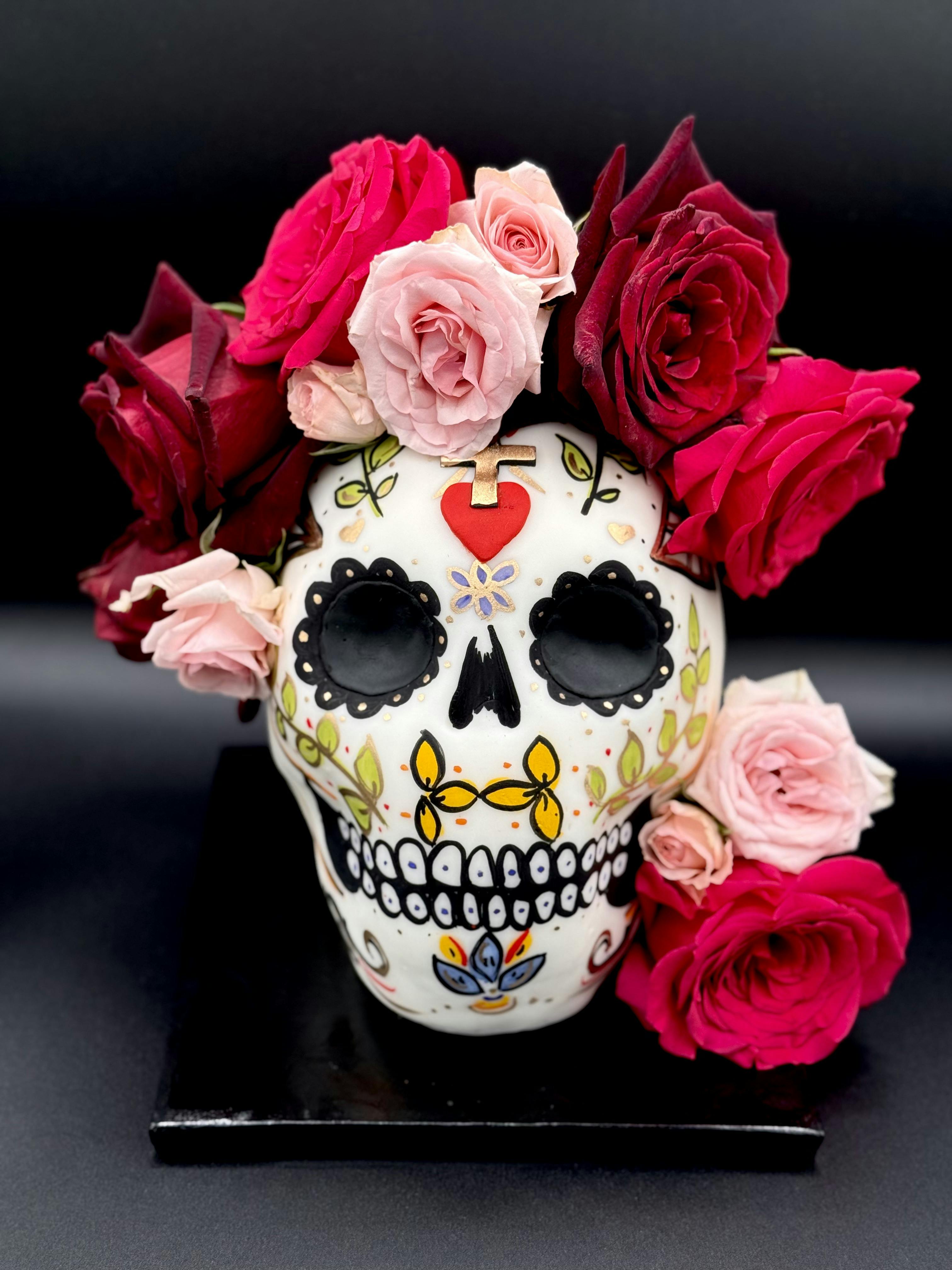 Dia De Las Muertas Cake by Elle's Belles Bakery - Alternate image 1