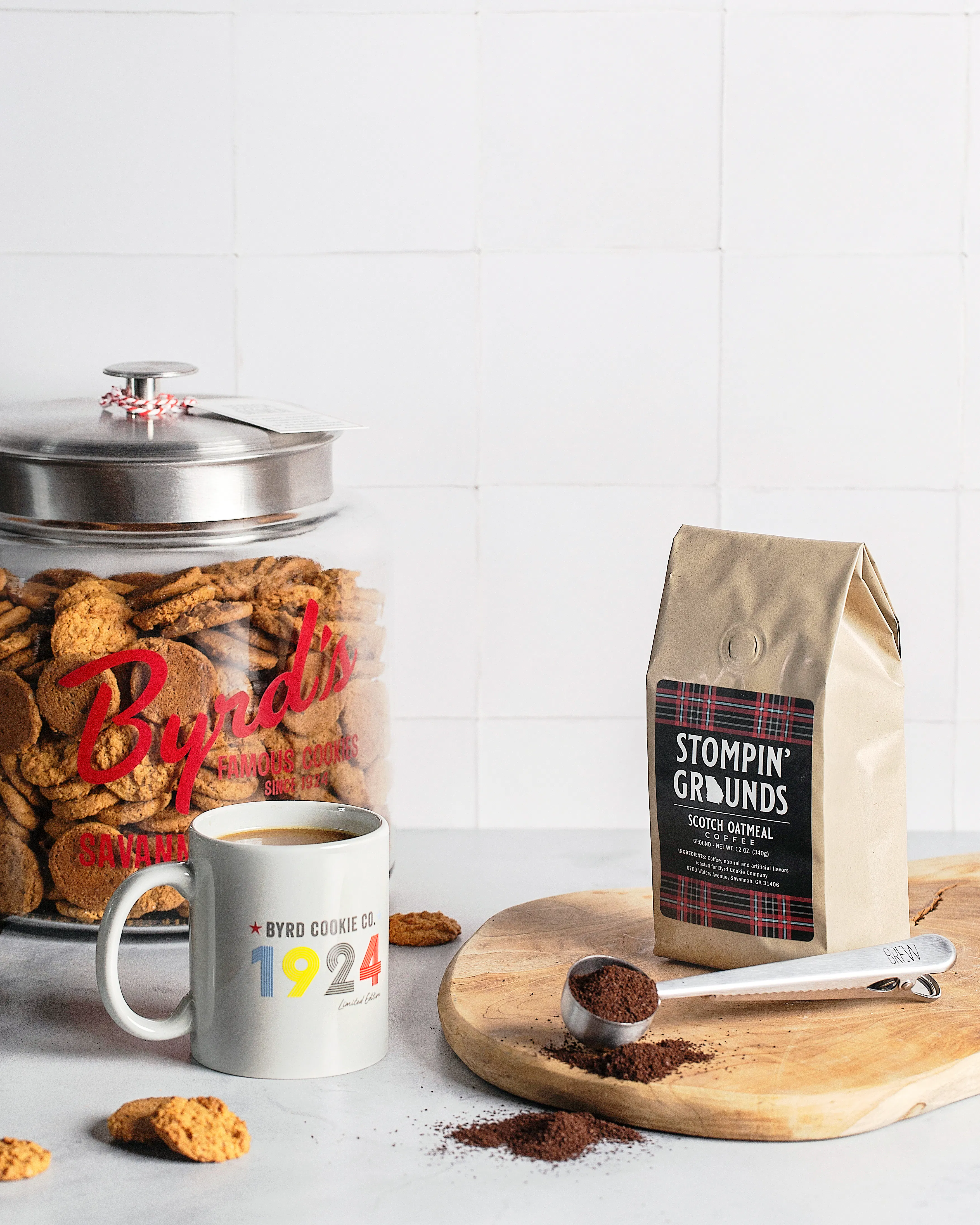 Coffee - Scotch Oatmeal Flavored - 12 oz. Bag by Byrd Cookie Company - Alternate image 1