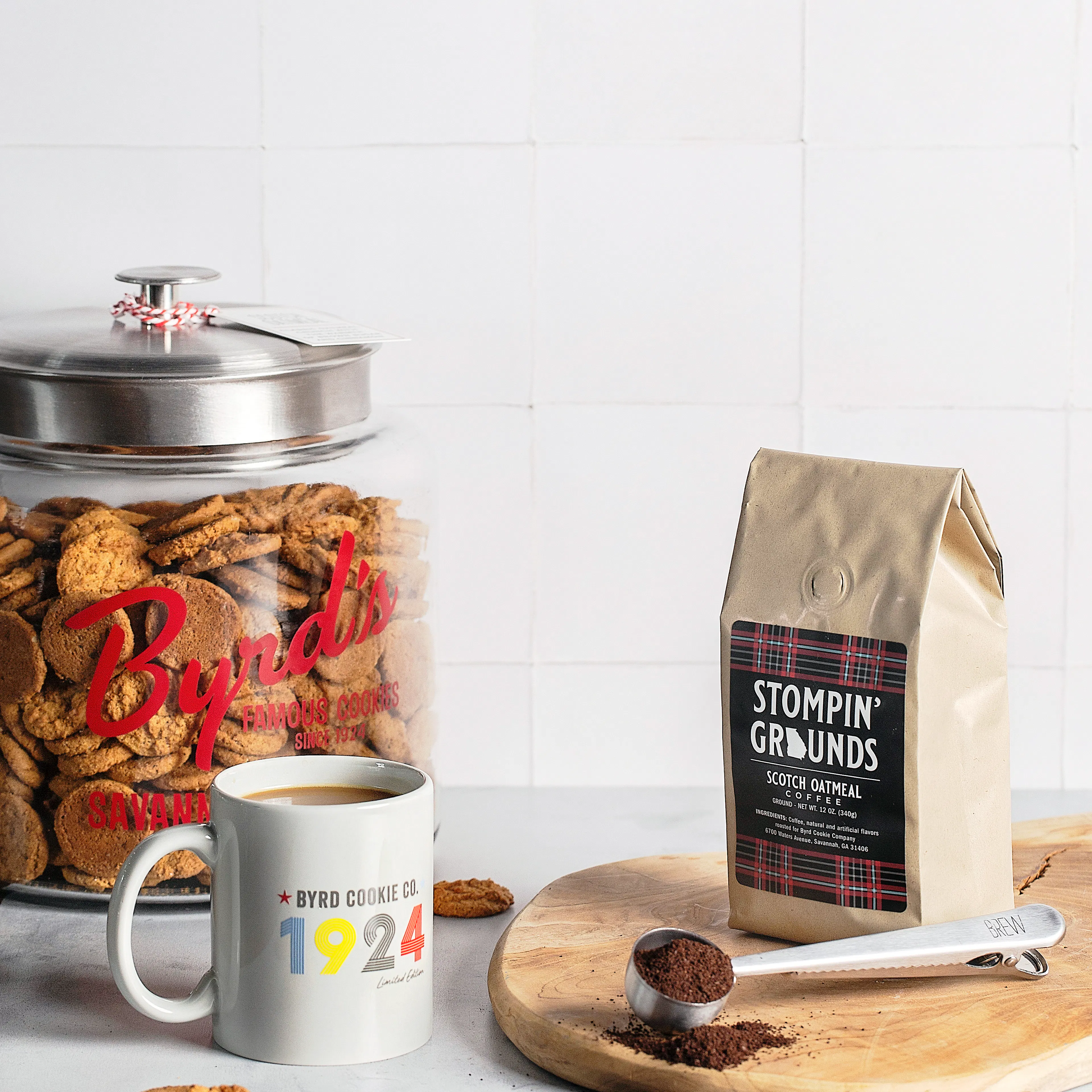 Coffee - Scotch Oatmeal Flavored - 12 oz. Bag by Byrd Cookie Company - Alternate image 1